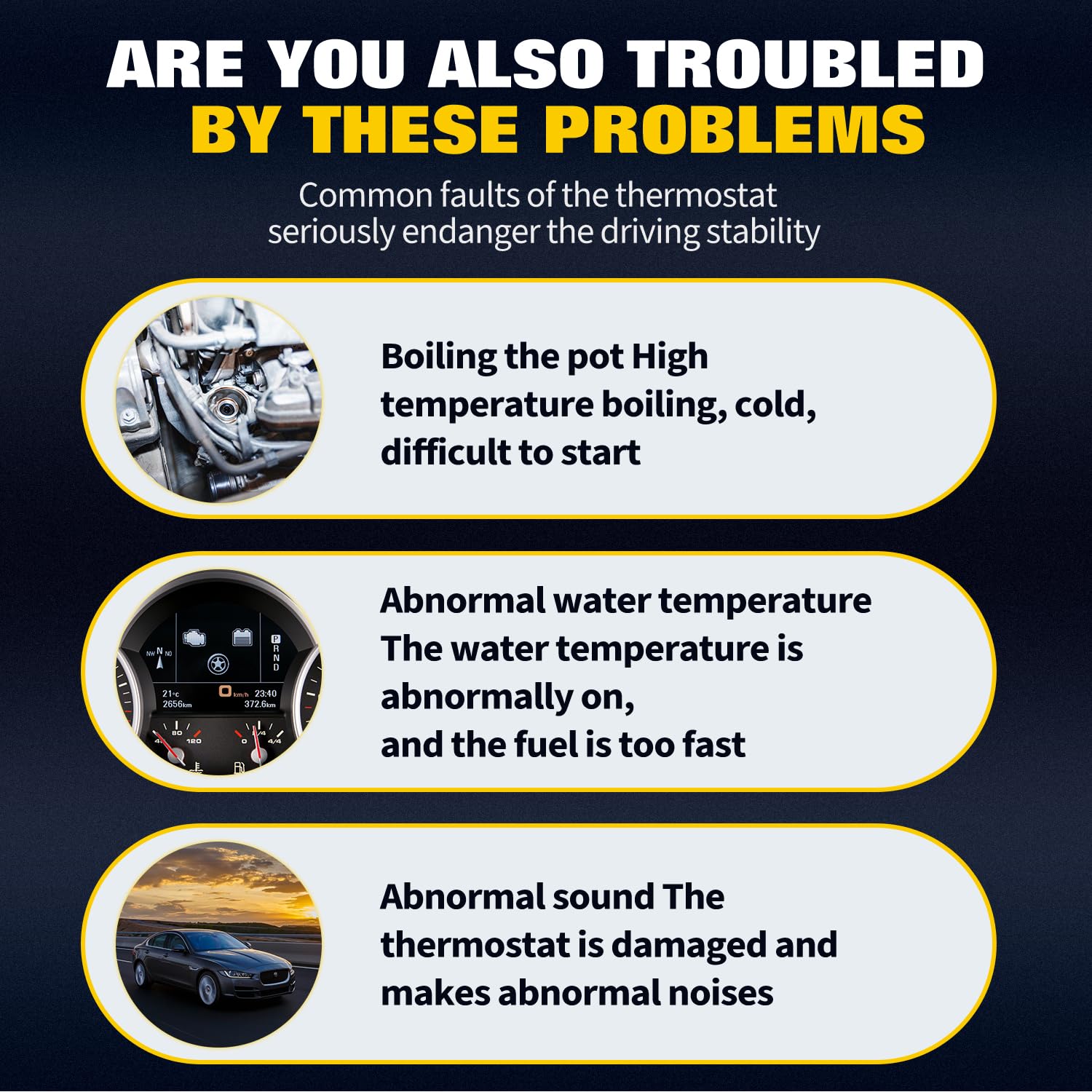 OCPTY Thermostat Housing Fit for Dodge Sprinter 2500 2007-2008,for Mercedes-Benz CL550 2007-2012,for Mercedes-Benz CLK550 2007-2009 Engine Coolant Thermostat Housing Assembly Replaces 2732000215