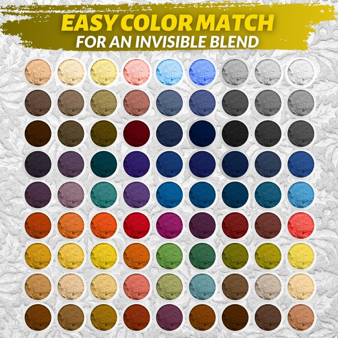 Coconix Fabric And Carpet Repair Kit - Repairer Of Your Car Seat, Couch, Furniture, Upholstery Or Jacket - Fixes Cigarette Burn