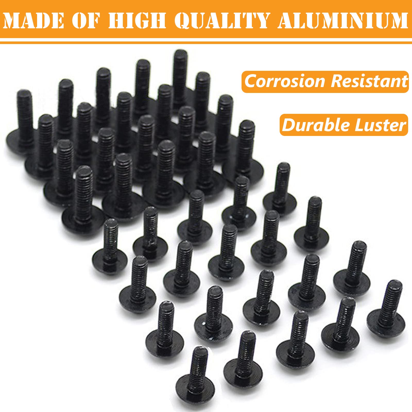 Baclaugh Complete Fairing Bolts Screws Bodywork Kit Replacement For Kawasak Suzuki Honda Ducati Yamaha Bmw Gsxr Motorcycle Black