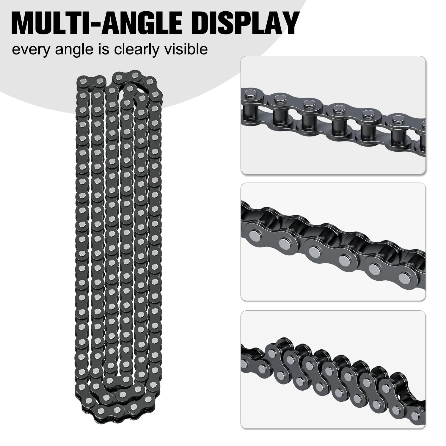 CILOYU 35 Chain 140 Links Chain Breaker Compatible with Coleman Mini Bike CT100U CC100X Baja DB30 Motovox MBX10 MBX11 Predator 7