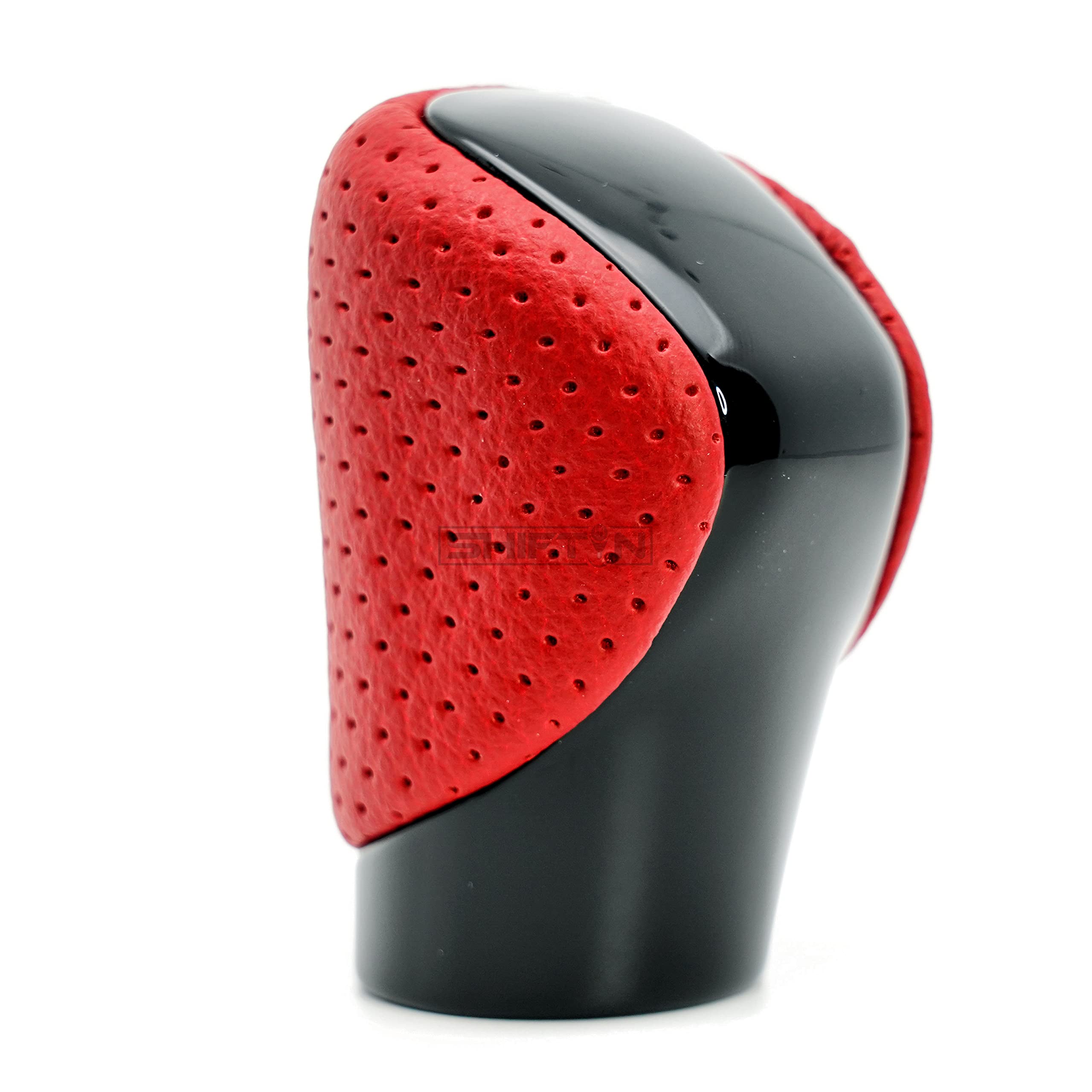 Shiftin Gear Shift Knob Shifter For Lexus Es Gs Gx Is Nx Rc Rx 200T 300 350 3450H 450Hl 350L (Circuit Red Leather/Piano Black)