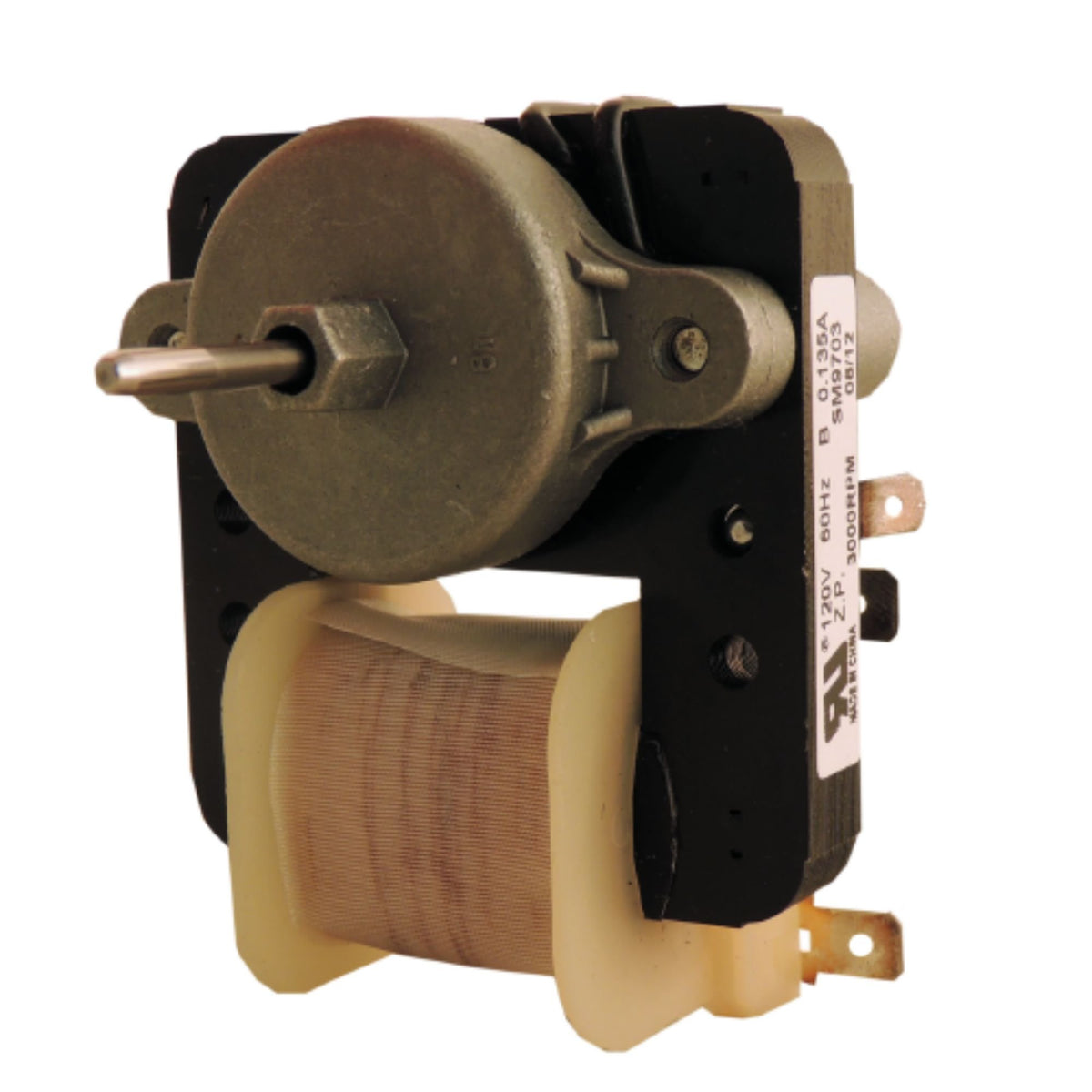 Supco SM9703 Refrigerator Freezer Evaporator Fan Motor Replaces W10189703, 10449505, 10449506, 2188848, 2197381, 2197443