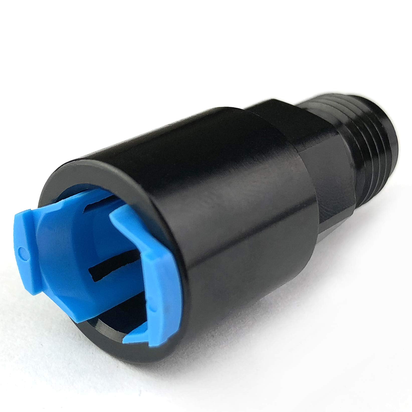 Quick Disconnect Fuel Rail Line Efi Adapter Fitting Ls Ls1 Ls3-6 An To 3/8'' Hose Gm Quick-Connect Female Push-On Aluminum Black