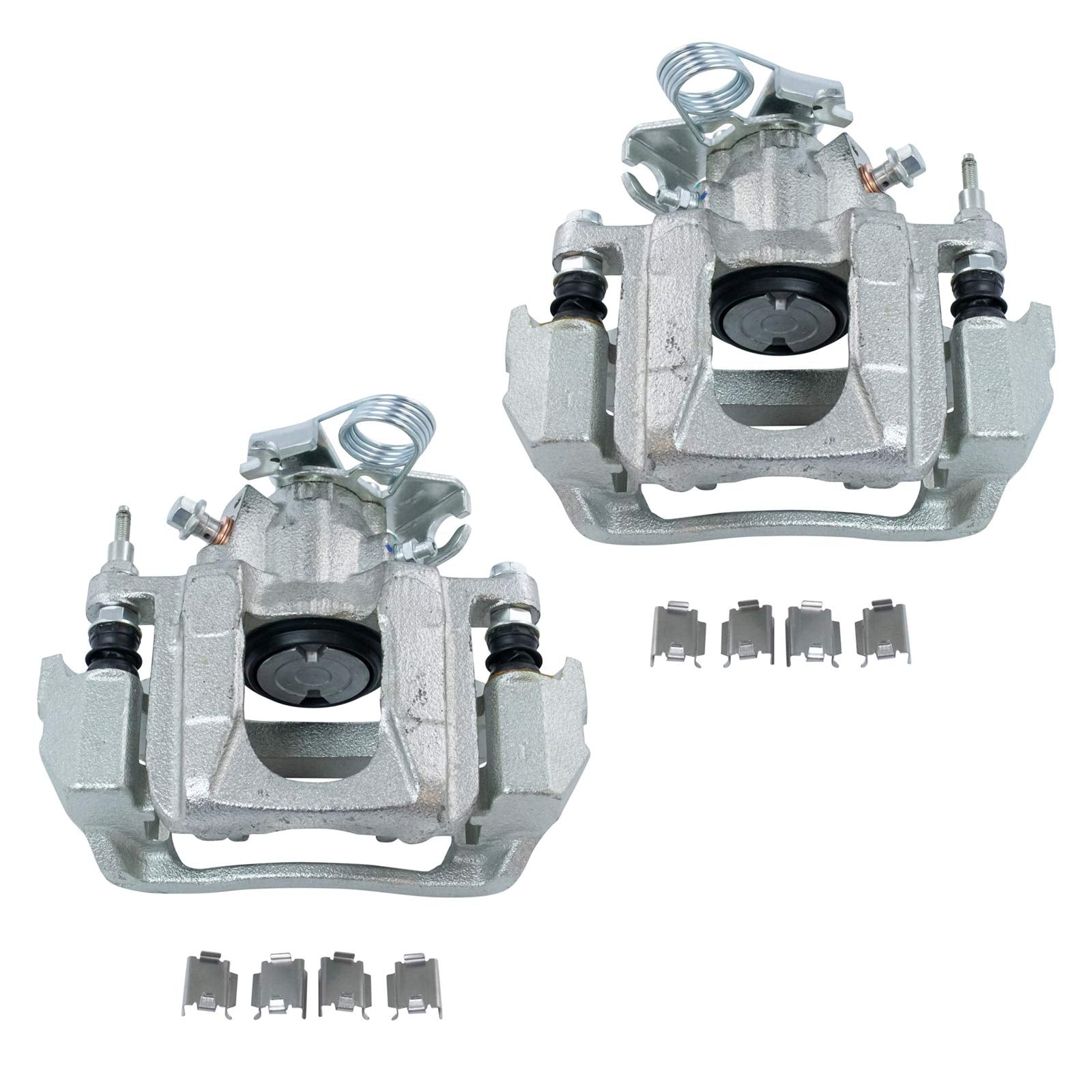 Trq Rear Brake Caliper Set Compatible With 2011-2014 Ford Edge 2011-2015 Lincoln Mkx