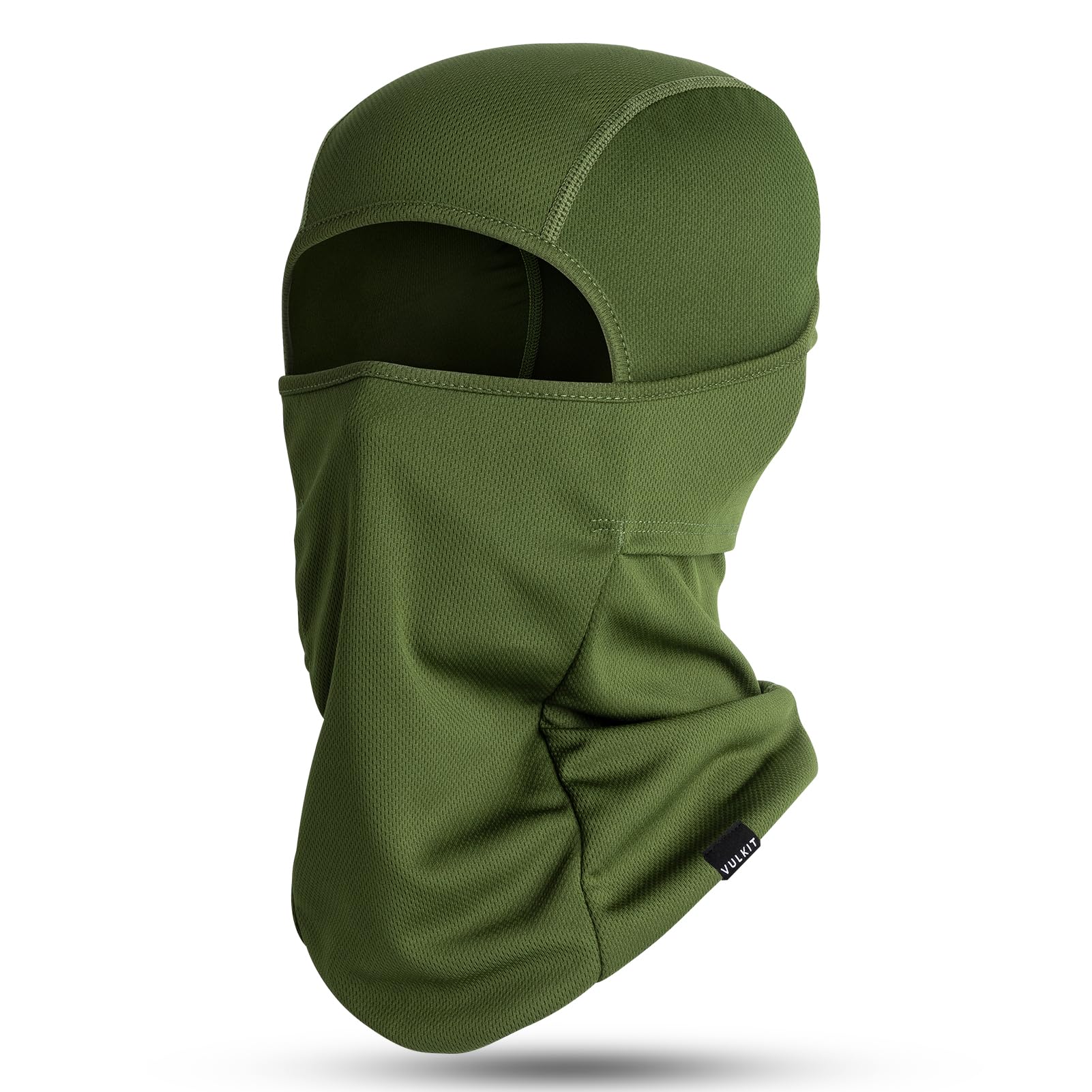 Vulkit Balaclava Face Mask Uv Protection For Women Men Leightweight Sun Tatical Hood Fishing Riding Motorcycle Green