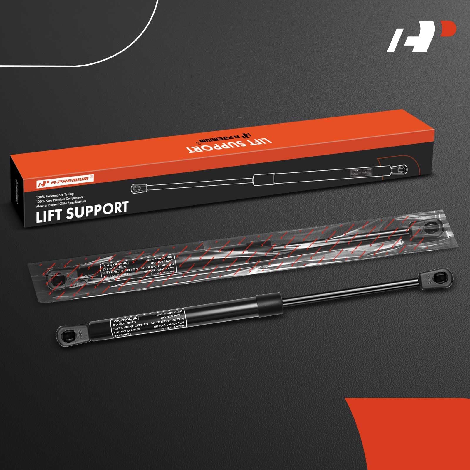 A-Premium 13.98 Inch 35Lb Lift Supports Gas Spring Shock Struts Replacement For Toolbox Cabinets Sliding Window Storage Bed Benc