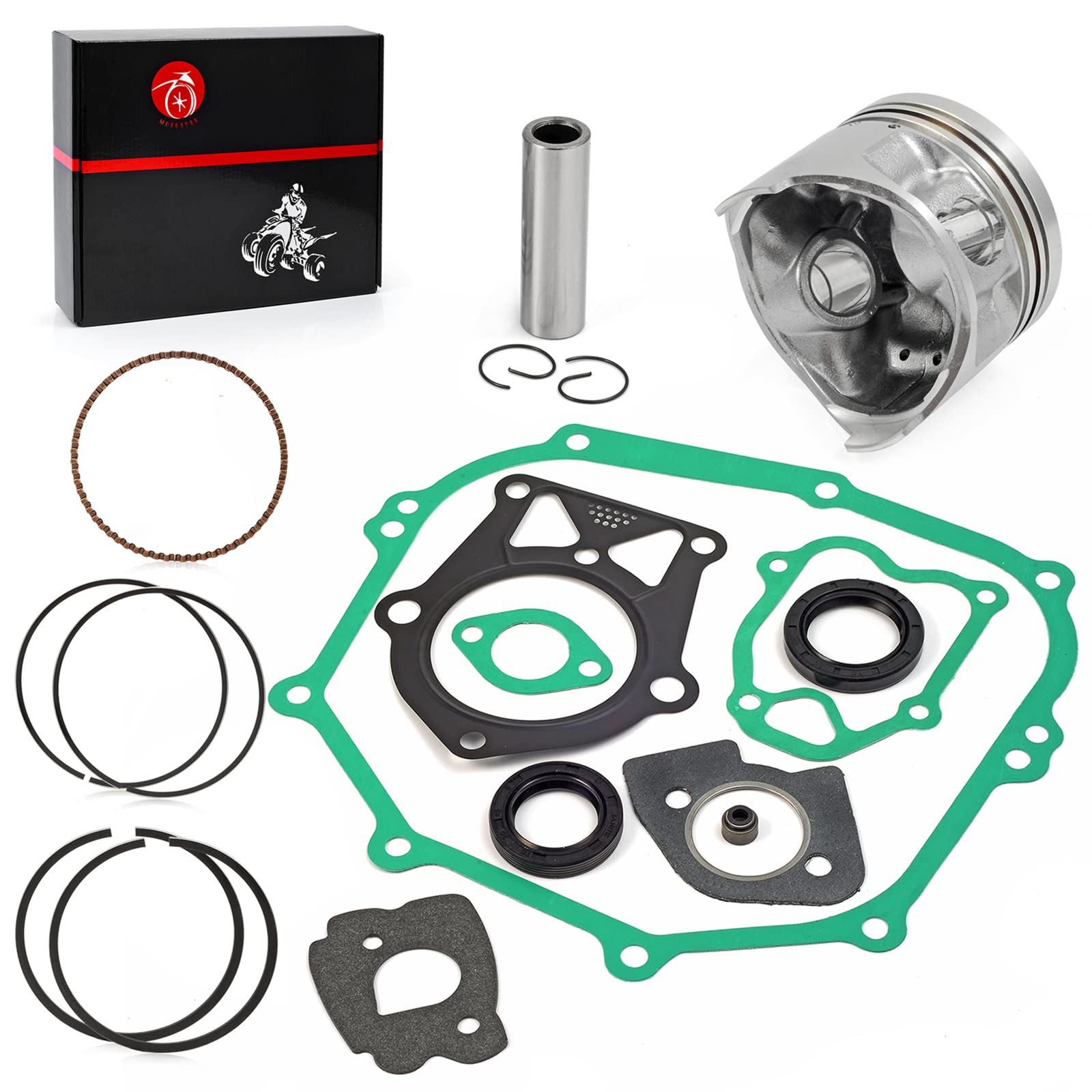 285Cc Engine 4 Stroke Top End Piston & Ring And Gasket Seal Kit Standard Bore For Yamaha Golf Cart G2 G5 G8 G9 1985-1995 G11 199