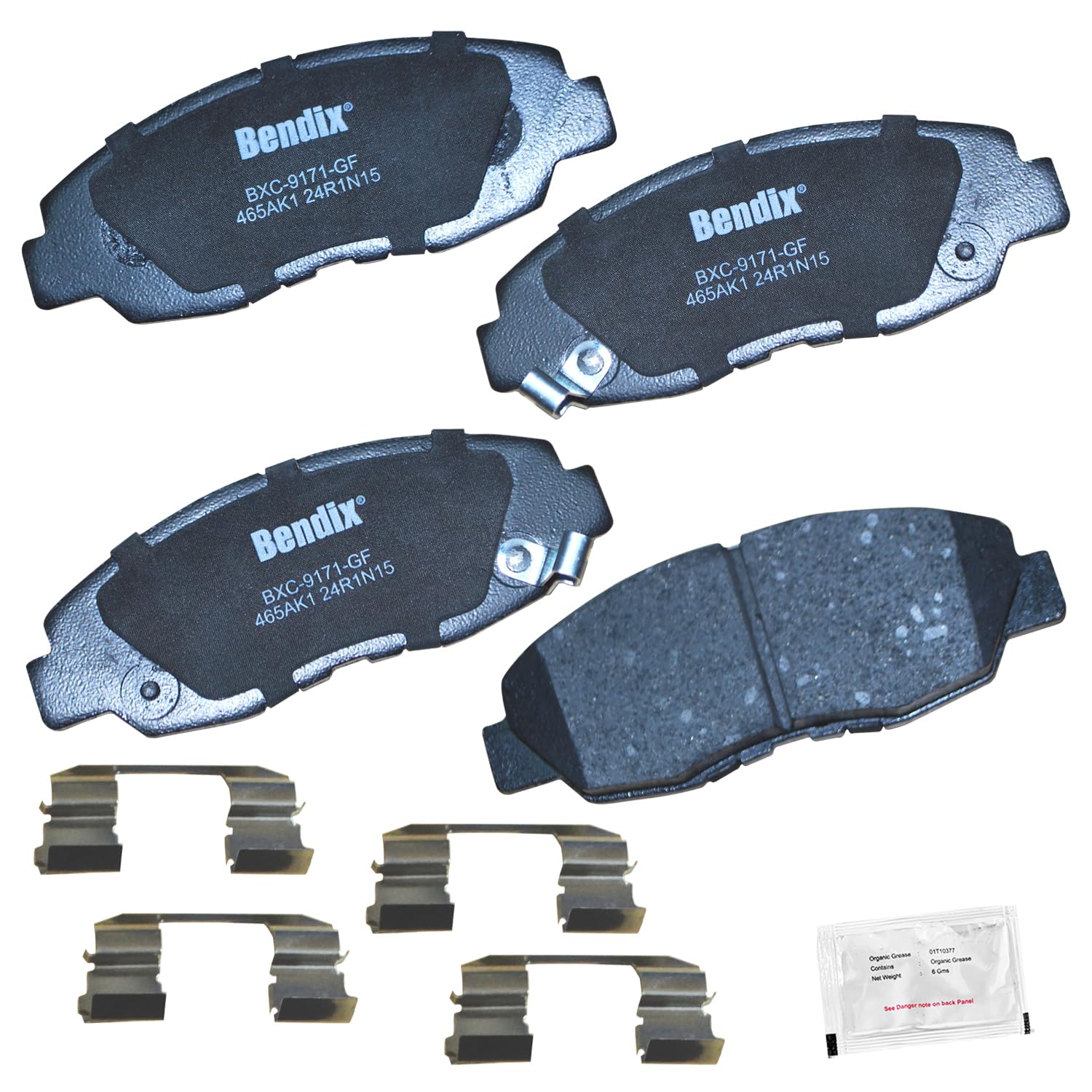 Bendix Priority1 Cfc465Ak1 Ceramic Front Brake Pads For Honda Accord 2002-1998