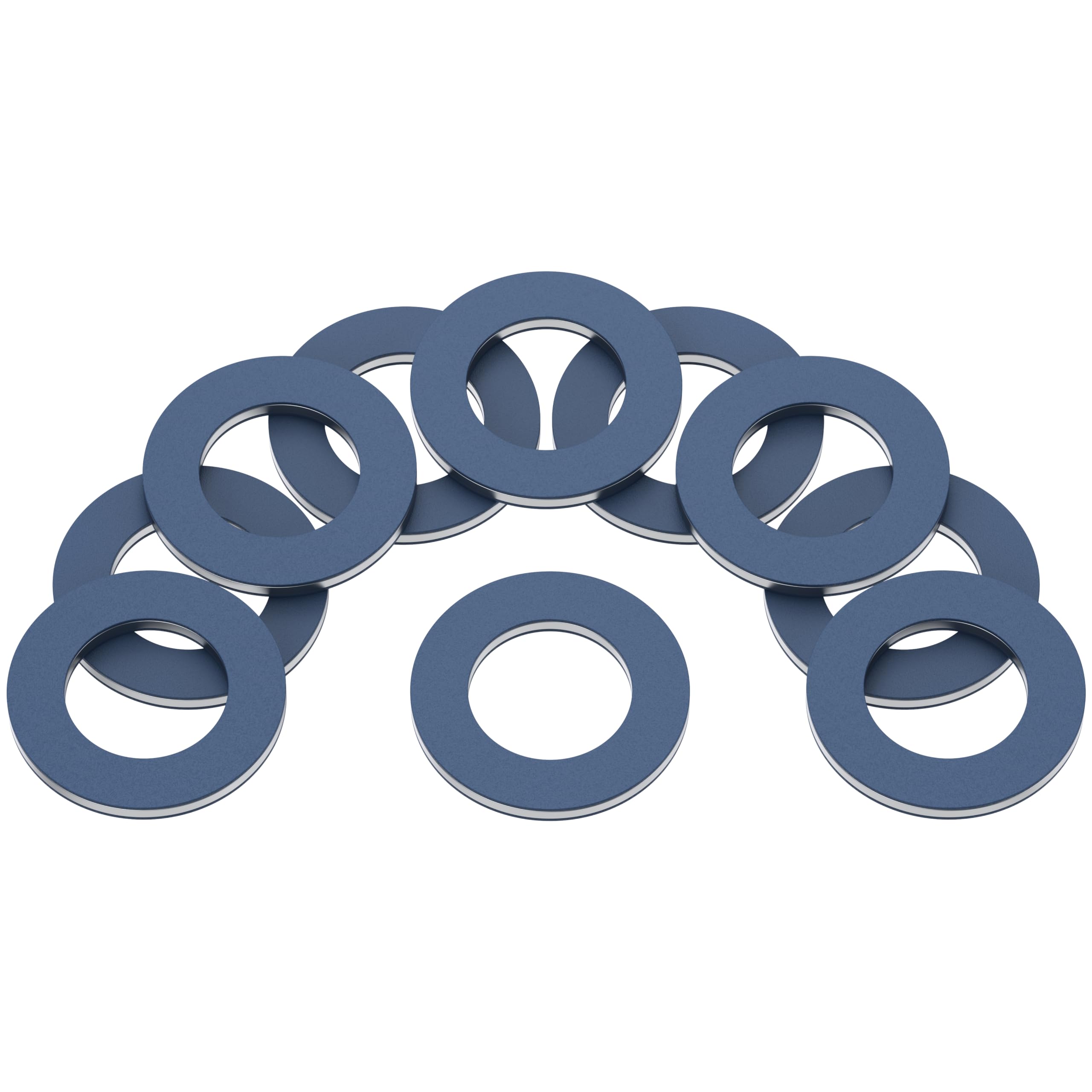 Prime Ave Aluminium Oil Drain Plug Washer Gaskets - U.S. Made 12Mm Crush Washer - Oil Plug Gasket Leak Proof Sealing Washers Com