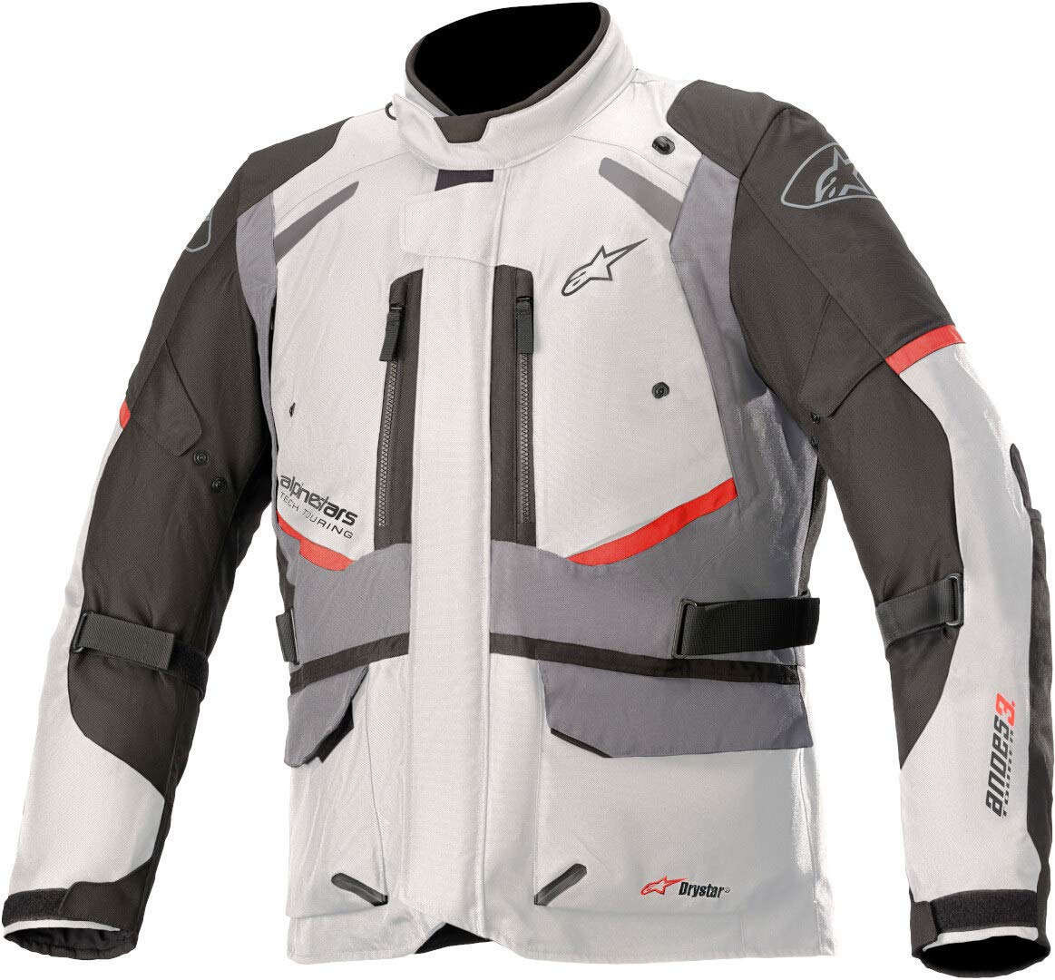Alpinestars Grey/Black Sz Xl Alpinestars Andes V3 Drystar Textile Jacket