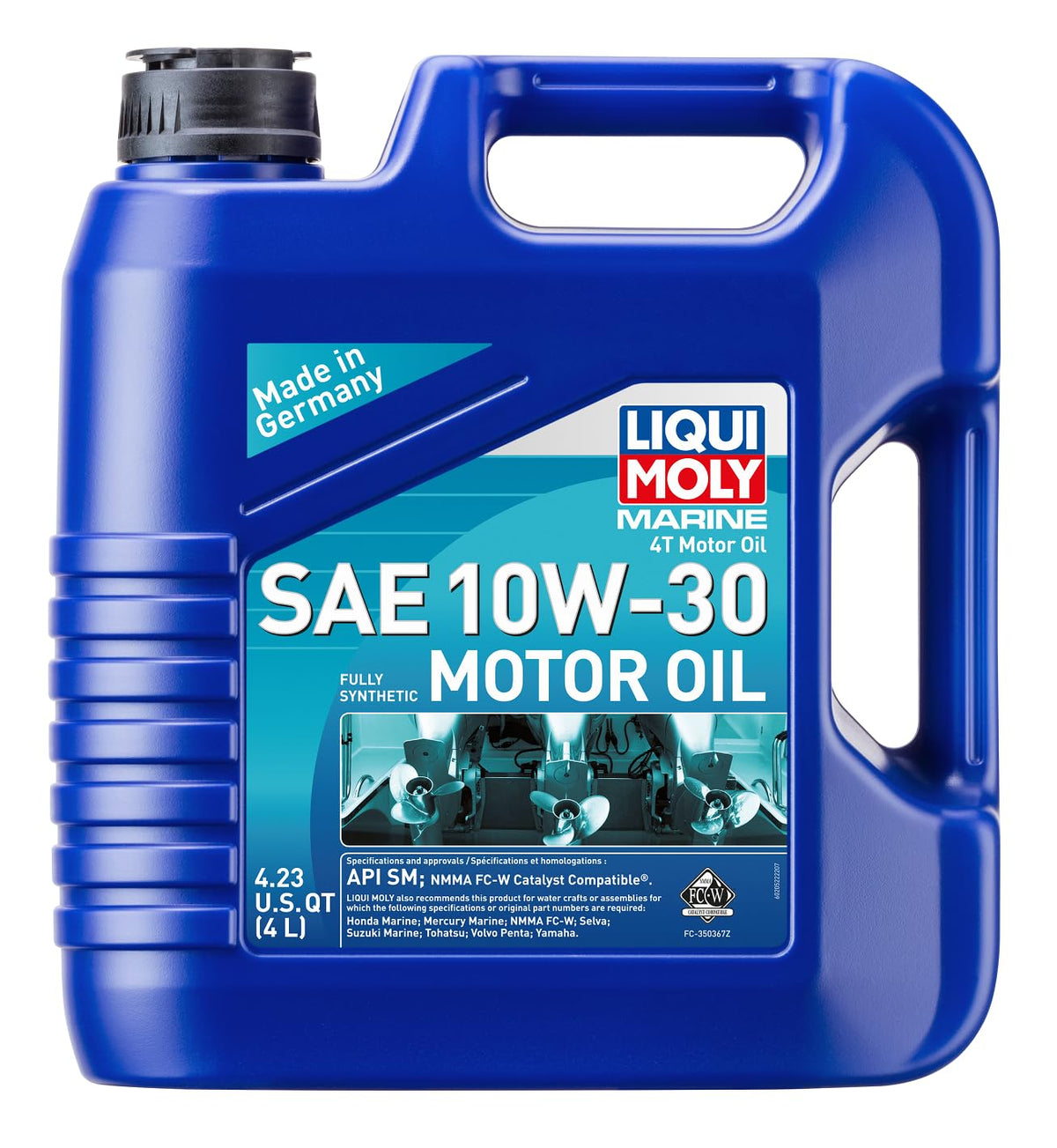 Liqui Moly Marine 4T Motor Oil Sae 10W-30 | 4 L | Marine Motor Oil | Sku: 20522