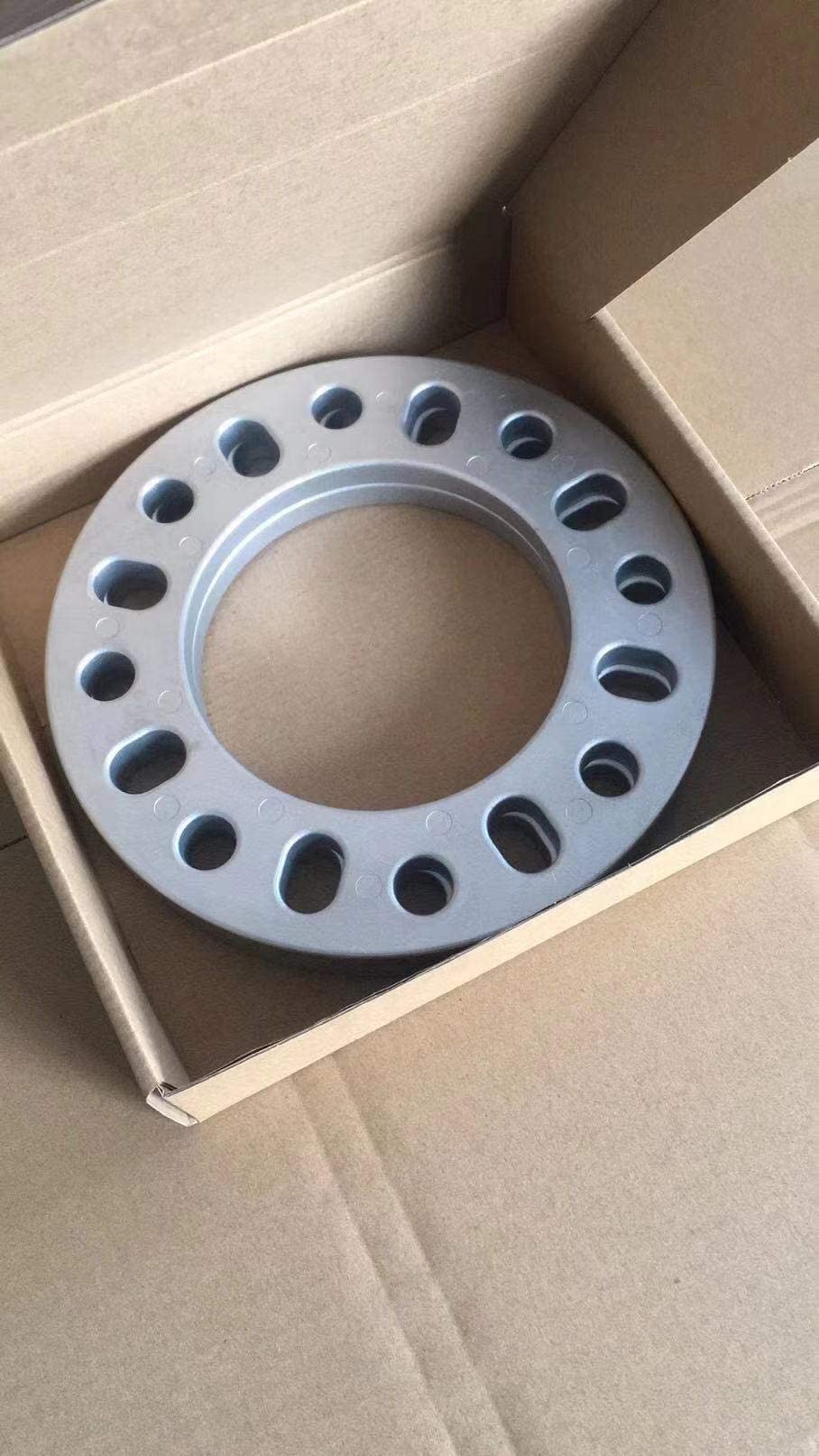 ZHTEAPR 2pc Universal Wheel Spacers 12mm 1/2'' for Most 8 Lug Vehicle 8x6.5 8x165.1 8x170 8x180 Compatible with F250 E350 Ram 25