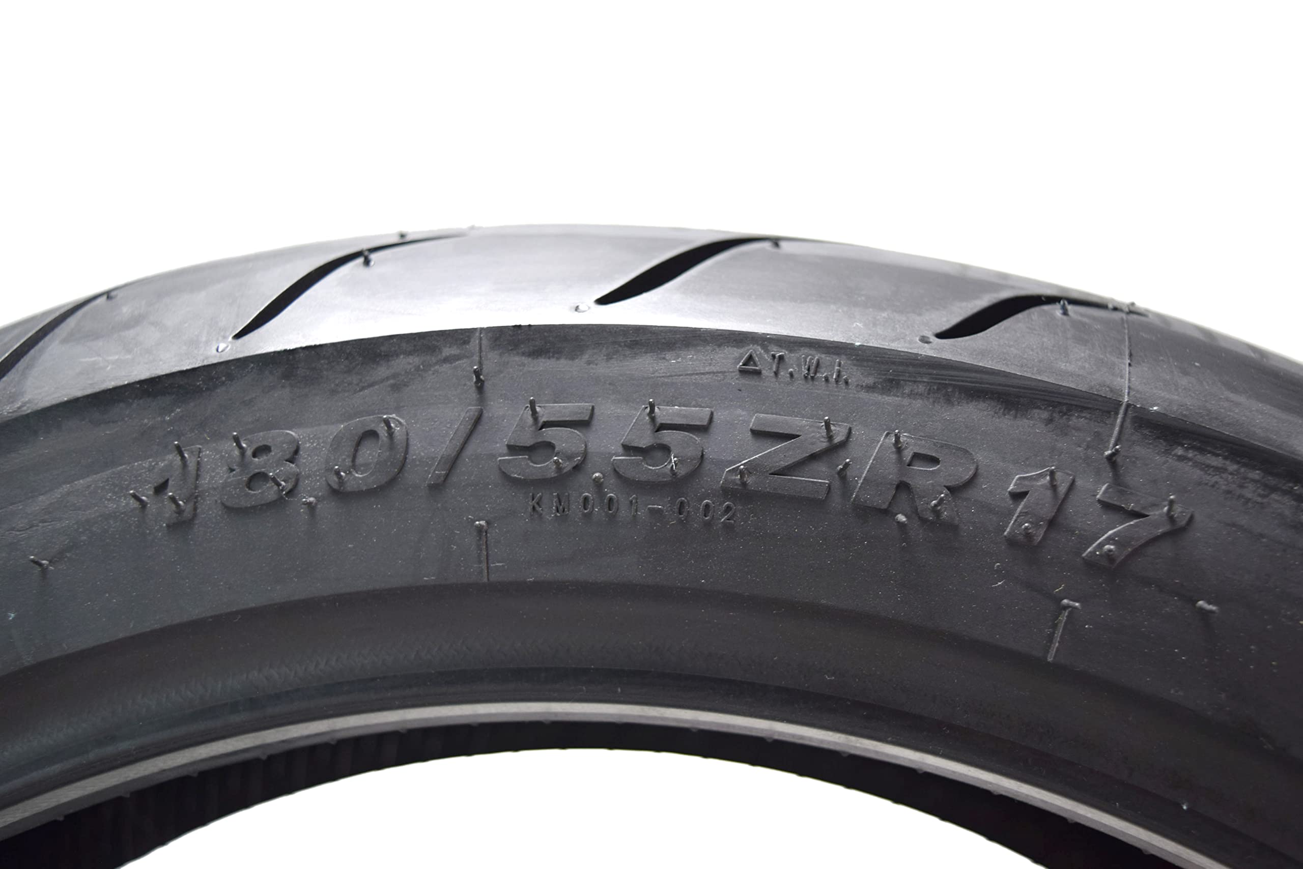 Kenda KM1 (KM001) 180/55ZR17 Rear Tire for Sport Touring Motorcycle 73W - Radial Tire with High-Speed Stability & Excellent Wet