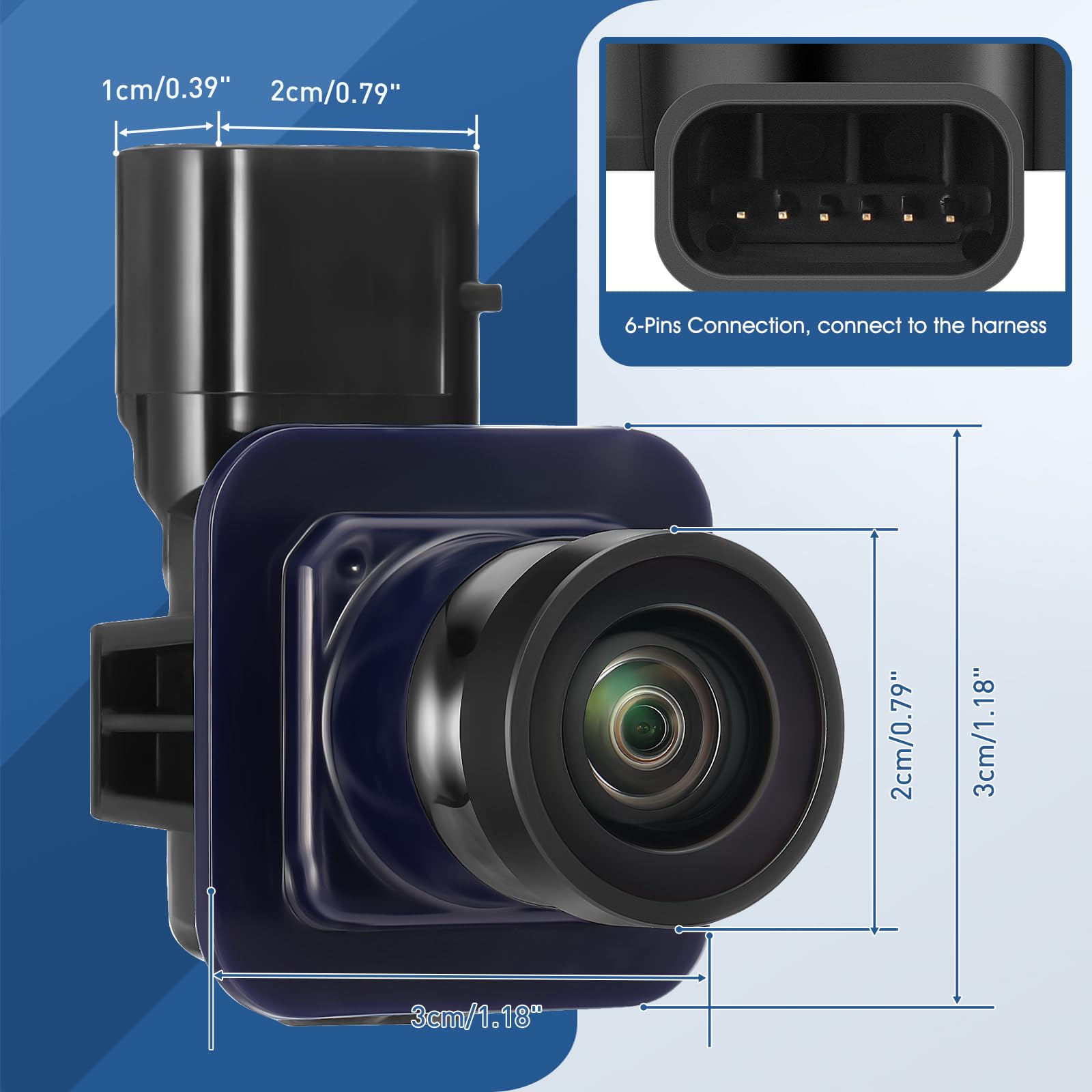 Acauto Rear View Backup Reverse Camera Compatible With Ford Escape 2014 2015 2016, Safety Parking Back Up Assist Camera Oe Numbe