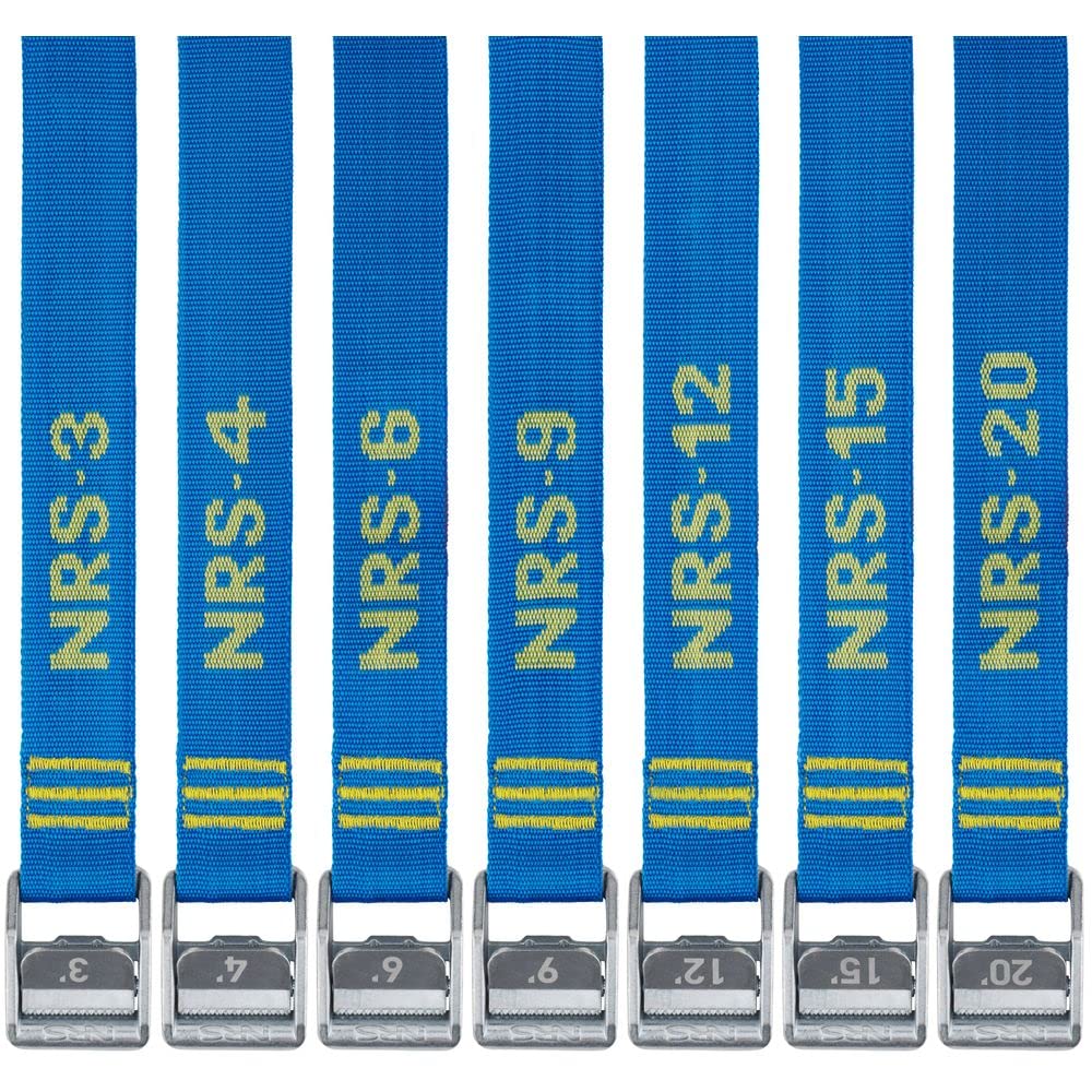 NRS 1.5 Heavy Duty Straps 15 Pair Iconic Blue