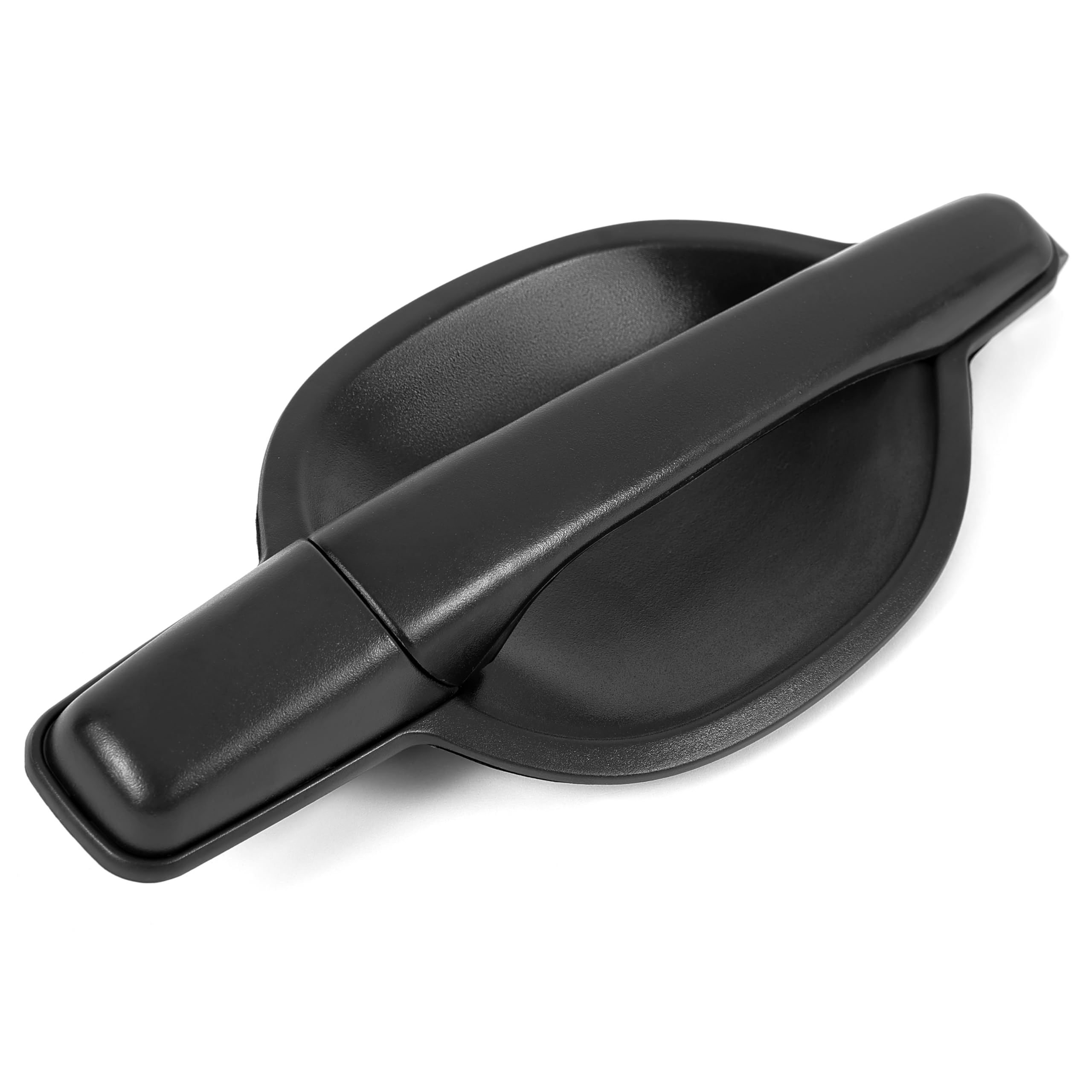 ECOTRIC Outside Door Handle Black Textured Compatible with Mitsubishi Endeavor 2004-2011 Replacement for MR987492 MI1311117 (Fro