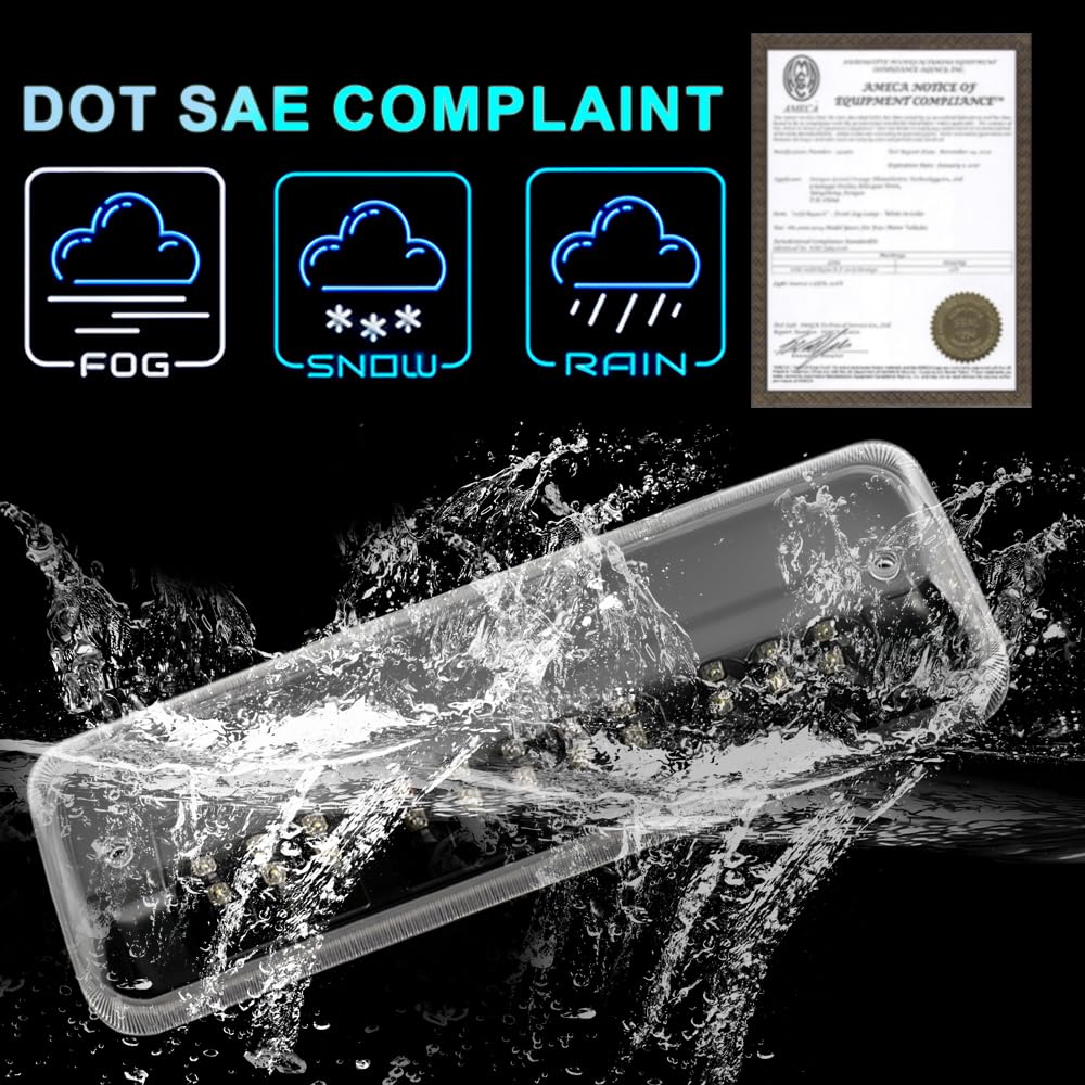 Pit66 Led 3Rd Brake Light, Compatible With 04-08 Ford F150 Lobo/Fit 07-10 Ford Explorer Rear Third High Mount Stop Tail Lamps Cl