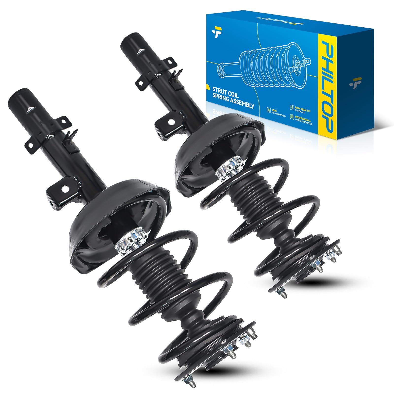 Philtop Front Complete Struts Shock Absorber Fits Honda Accord 2013 2014 2015 2016 2017 172970 172971 Struts With Coil Spring As