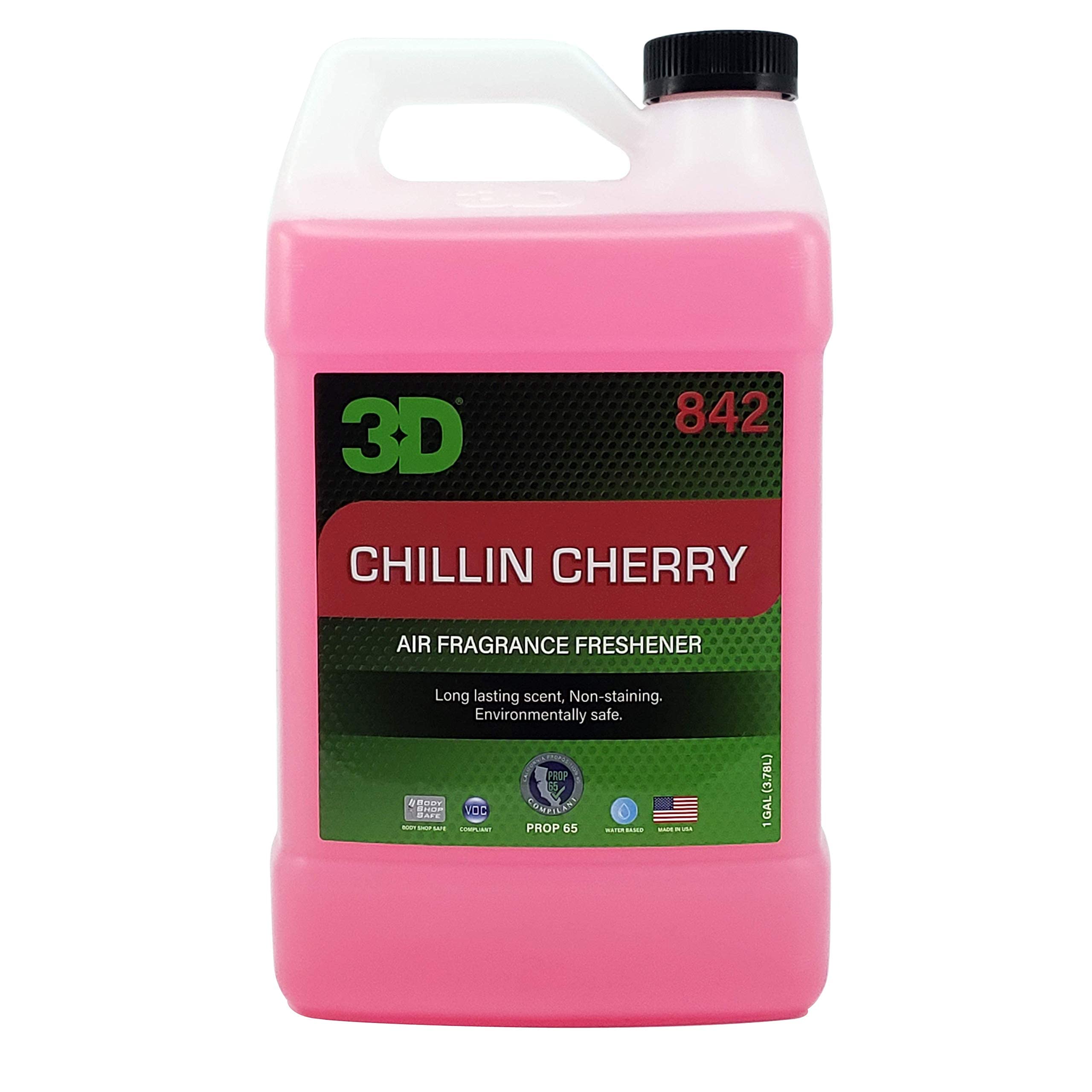 3D Water Based Odor Eliminator | Made In Usa | All Natural | No Harmful Chemicals |Air Freshener (Chillin Cherry Scent)