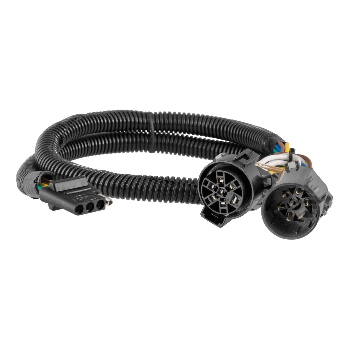 Curt 55384 Replacement Vehicle-Side Custom Uscar 4-Pin Trailer Wiring Harness, Black, 6 X 3 X 9 Inches