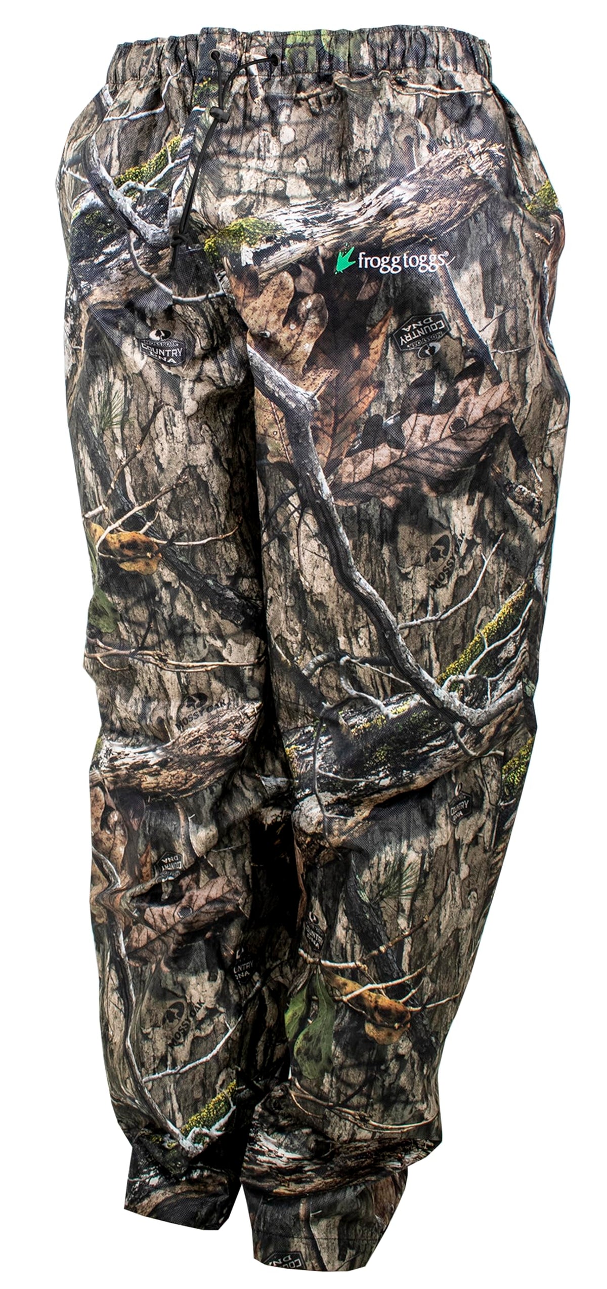Frogg Toggs Men'S Standard Classic Pro Action Waterproof Breathable Rain Pant, Mossy Oak Dna, Medium Long