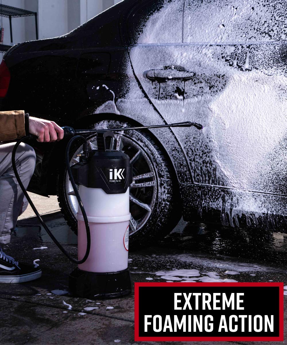 Adam’S Ik Foaming Pump Sprayer (6 Liters) - Pressure Foam Sprayer For Car Cleaning Kit Car Wash Car Detailing | Fill With Car Wash Soap Wheel Cleaner Tire Cleaner Rim | Water Sprayer Lawn Garden Weeds
