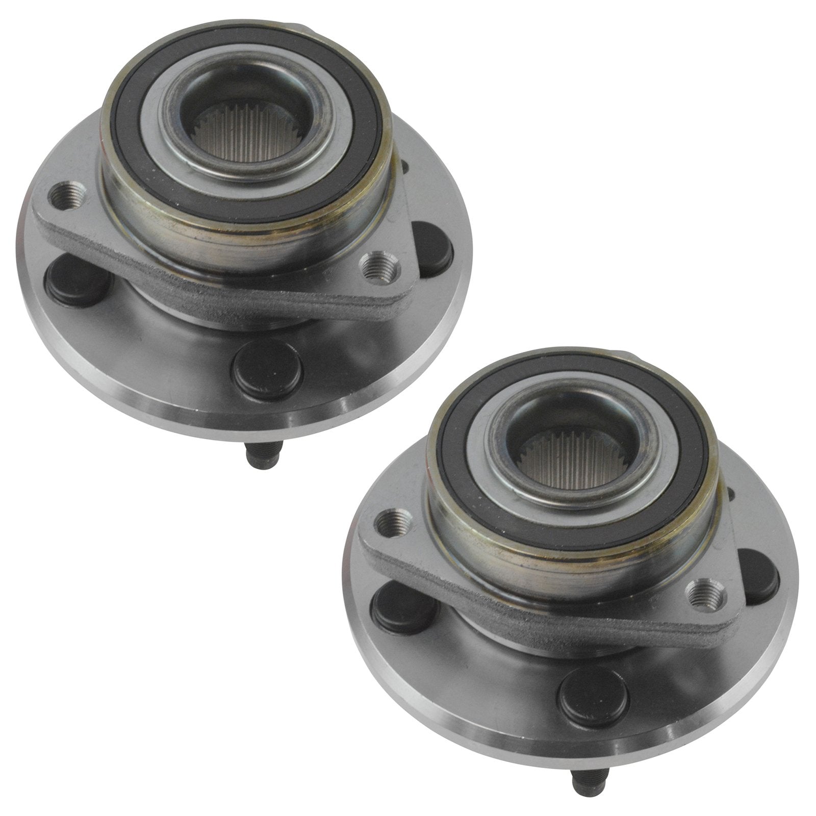 Trq Rear Wheel Hub Bearings Assembly Set Compatible With 2014-2017 Cadillac Cts 2010-2015 Chevrolet Camaro
