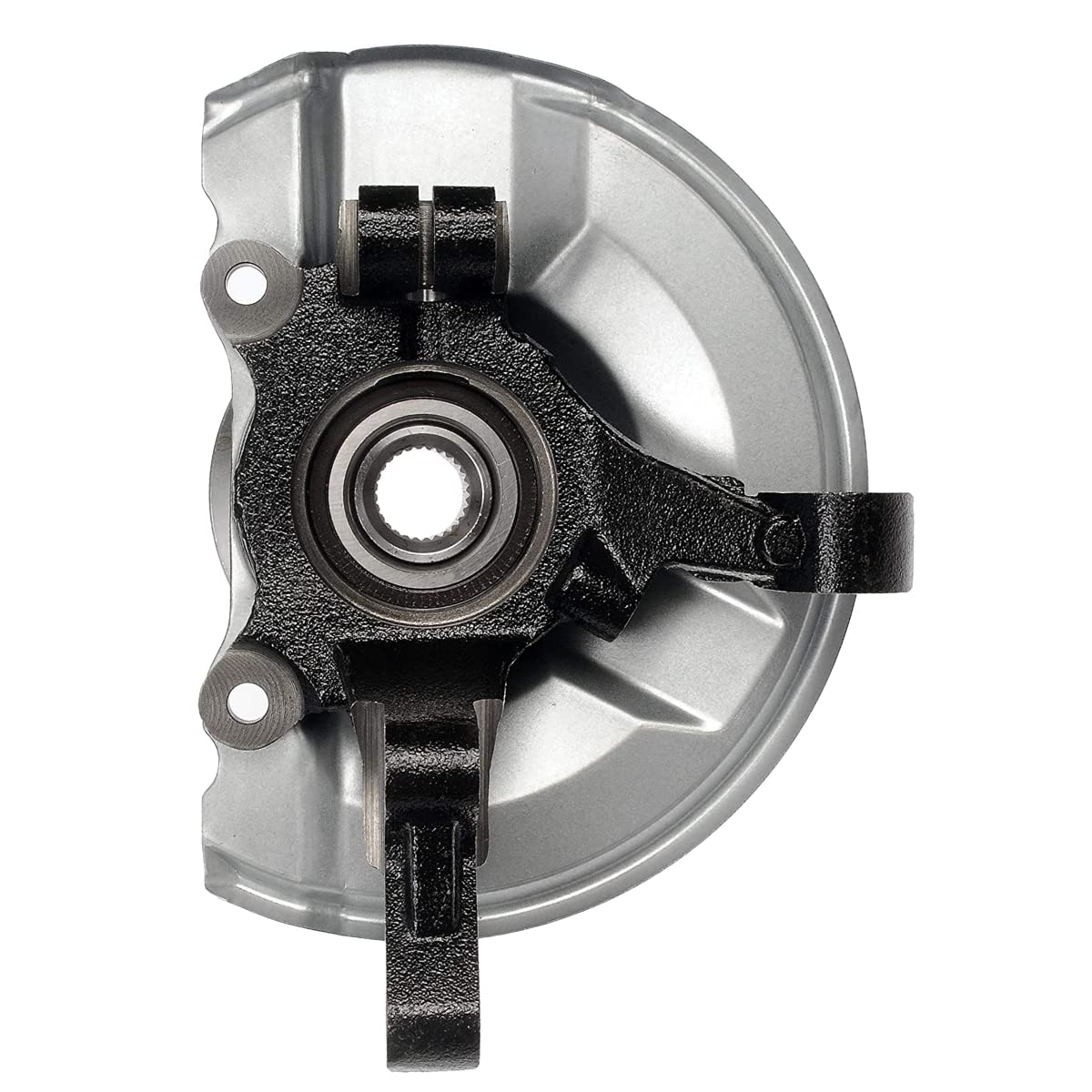 Autoshack Front Steering Knuckle & Wheel Bearing Hub Assembly 5 Lugs With Abs Driver Side Replacement For 2007-2017 Jeep Patriot Compass 2007-2012 Dodge Caliber 1.8L 2.0L 2.4L 4Wd Awd Fwd Kn798413