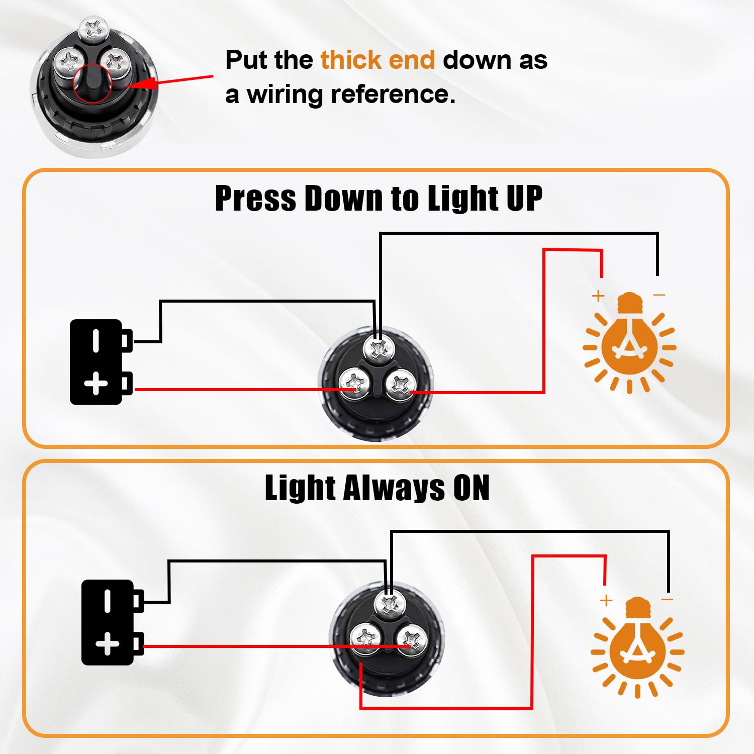 Mankk Push Start Ignition Switch 12V Dc,Start Engine Button Stater (On)-Off,Momentary Engine Start Push Button Switch Spst 50A Red Led Light For Racing Car Vehicle Truck Boat Rv M-042-R