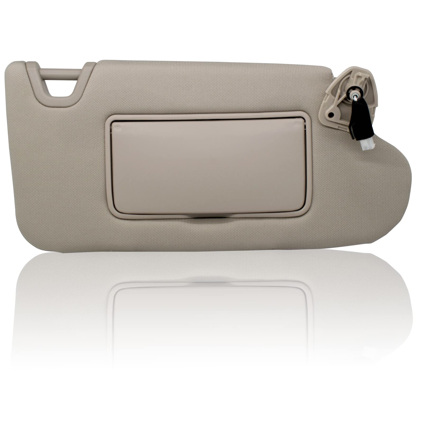 Nhiles Passenger Right Sun Visor Compatible With Nissan Altima 2013 2014 2015 2016 2017 2018 With Light, Without Sunroof 96400-3Ta2A Beige