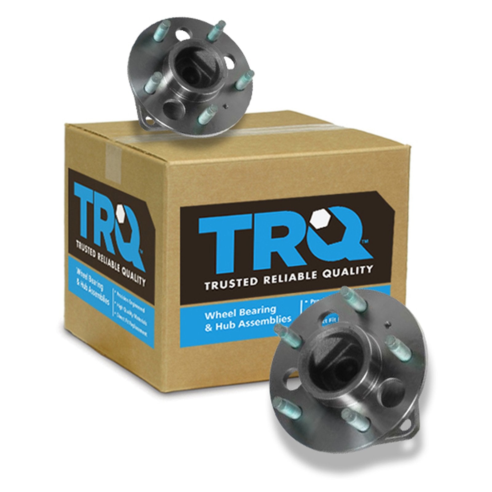 Trq Rear Wheel Hub Bearings Assembly Set Compatible With 1997-2003 Buick Century 1996 Regal 1996-2001 Chevrolet Lumina 1996-1999