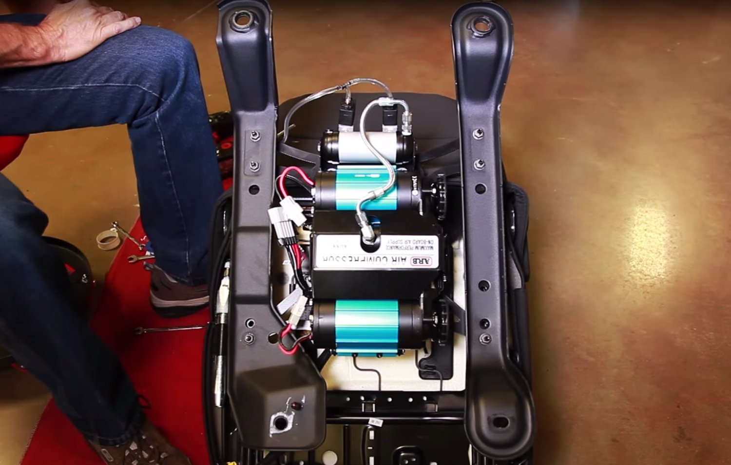 Teraflex 1184120 Mount Kit (Arb Hi-Output Twin Compressor Seat Mount Kit)