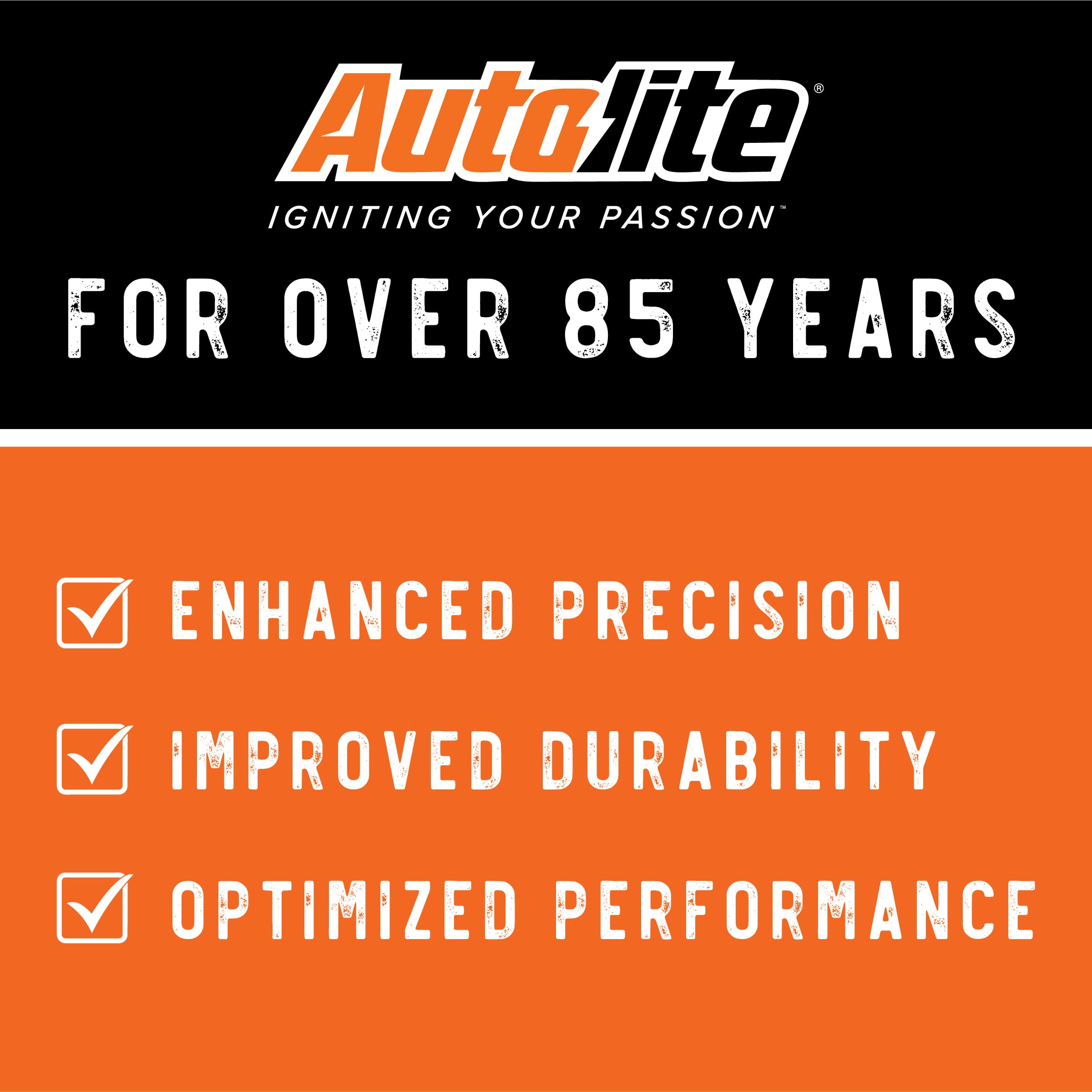 Autolite Ar133-4Pk High Performance Racing Non-Resistor Spark Plug, 4 Pack