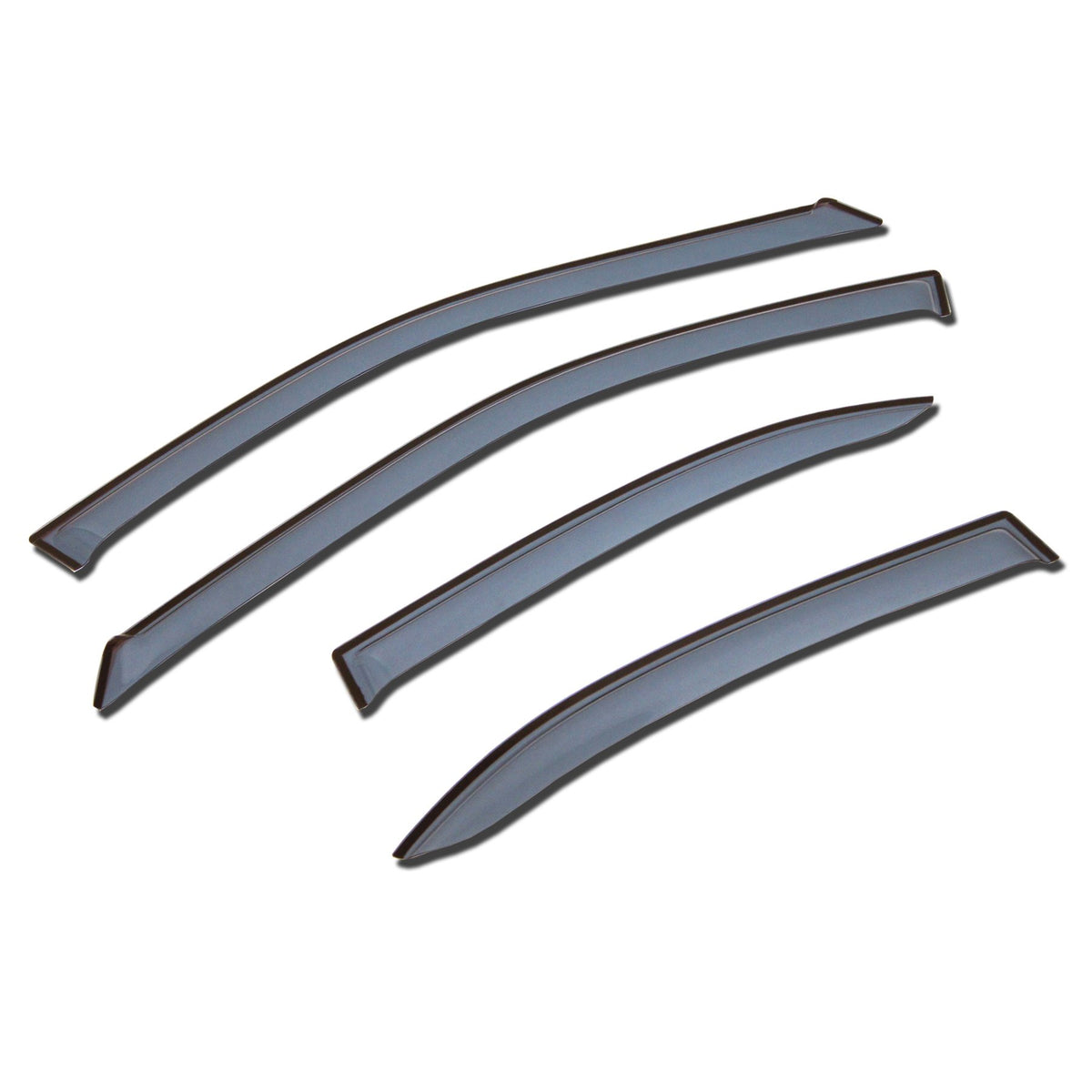 Tuningpros Outside Mount Window Vent Visors Rain Guards Compatible With Nissan Juke 2011-2017 | Side Window Wind Deflectors Rain