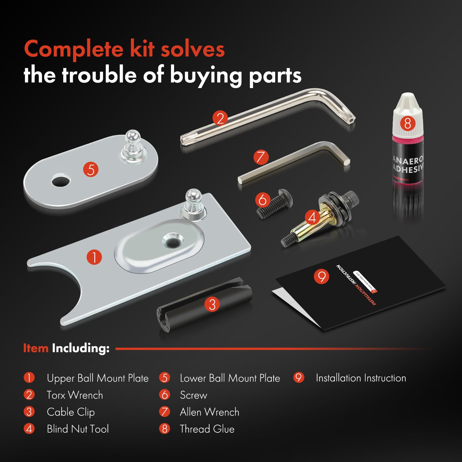 A-Premium Tailgate Assist Lift Supports Shock Struts Compatible With Dodge Ram 1500 2009-2010, Ram 2500/Ram 3500 2010 & Ram 1500
