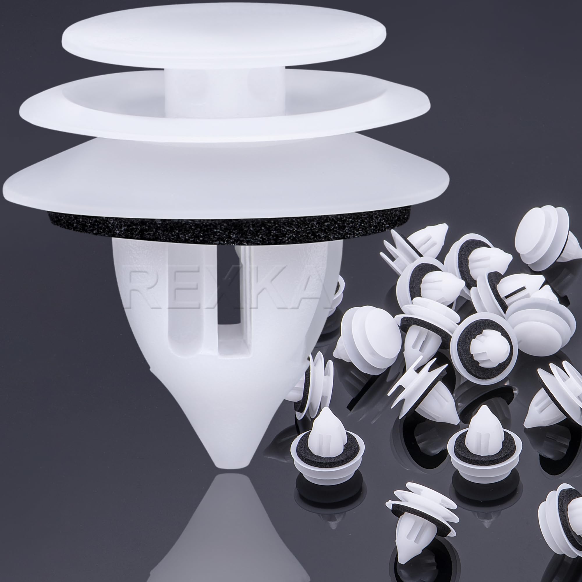 Rexka 10Pcs Mazda Trim Panel Clips Fastener Rivet Gj6R-68-Abx For Miata, Rx-8, Cx-9, 3, 5, 6, Speed6