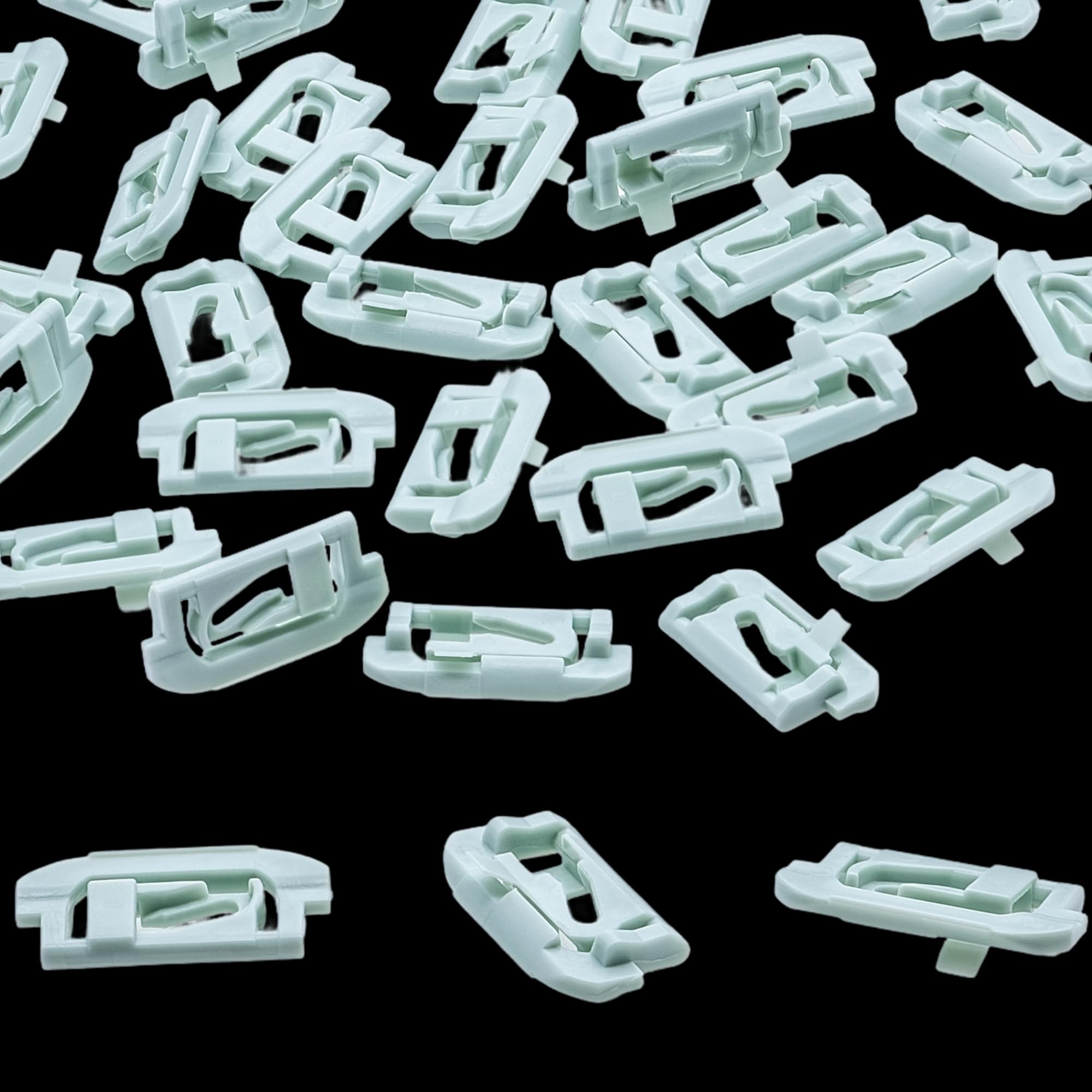 Rexka 30pcs Windshield Rear Glass Trim Clips for GM 1654047 Monte Carlo, El Camino, & Malibu 1978-1988 G-Body Rear Window Moldin
