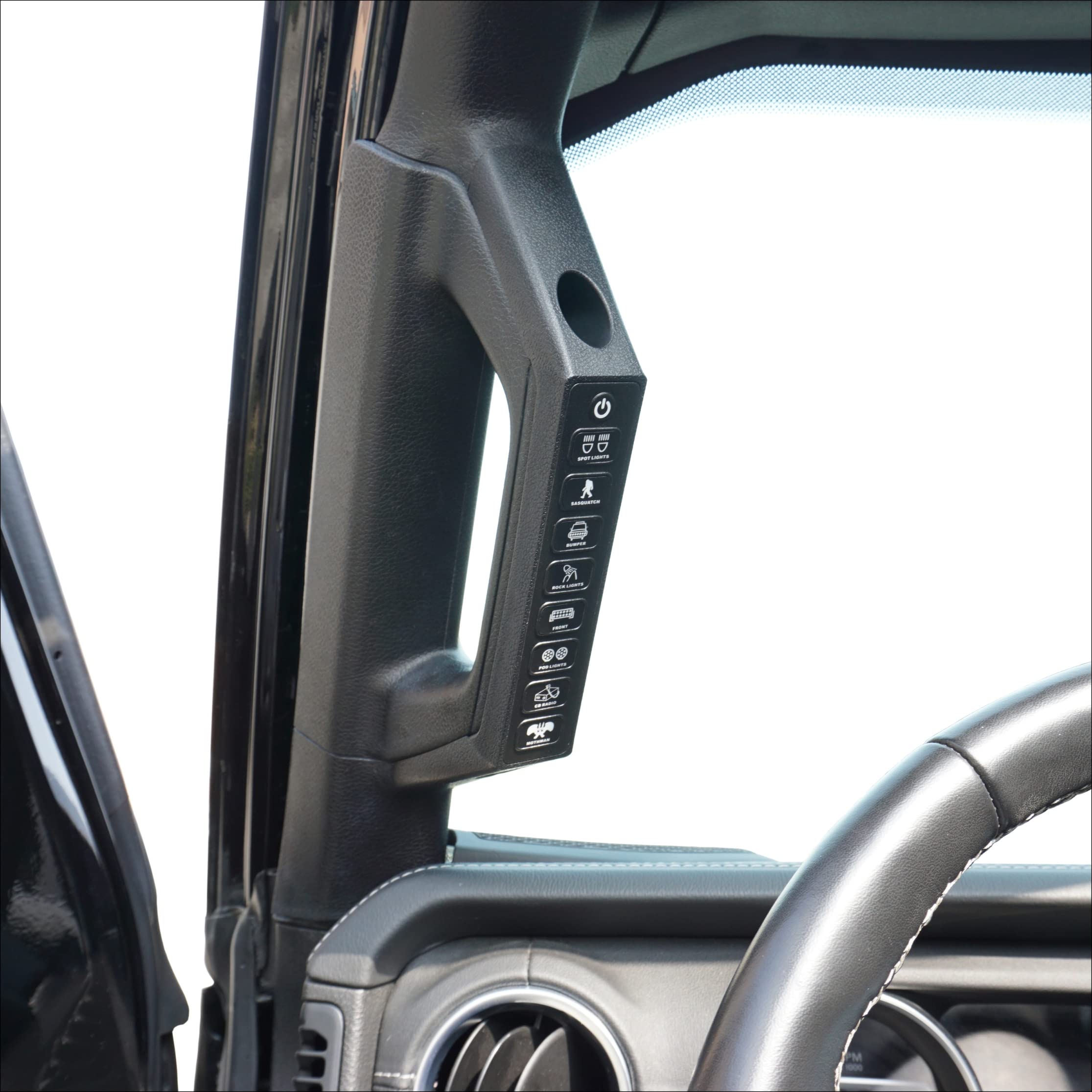 Voswitch Jl800 Grab Handle Switch Panel For Jeep Wrangler Jl 2018-2023 And Gladiator 2020-2023