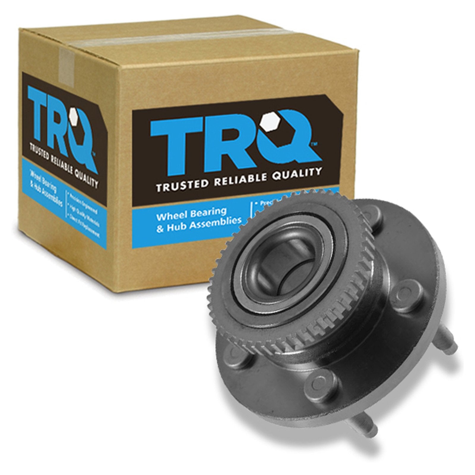 Trq Front Left Right Wheel Hub Bearing Assembly Driver Passenger Side Compatible With 2005-2007 Avanti 2005-2014 Ford Mustang