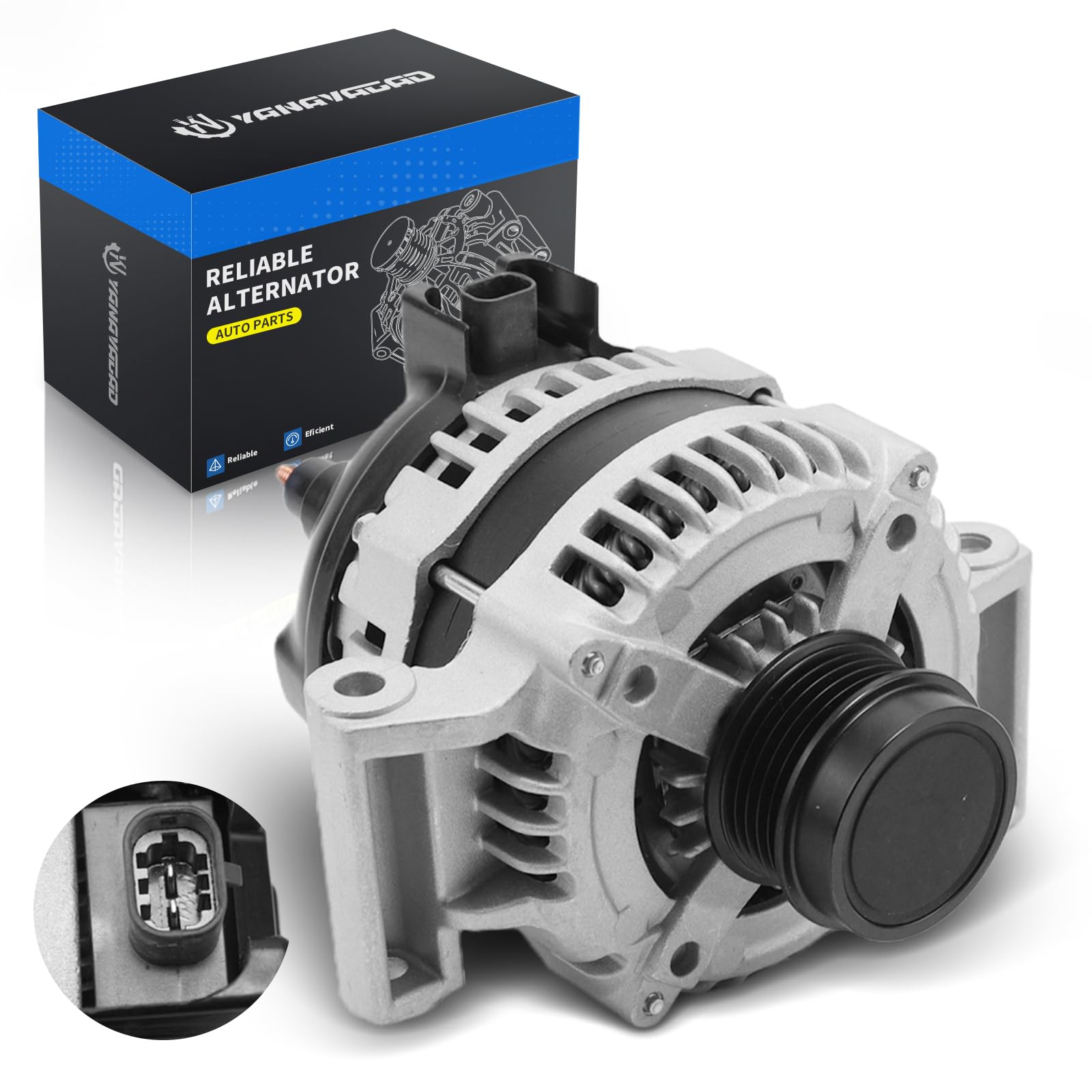 YINAVAGAD Alternator 2.0L 2.5L L4 for Buick Regal 2014-2019, for Cadillac ATS CTS 2013-2019, for GMC Canyon, for Chevy Blazer Ca