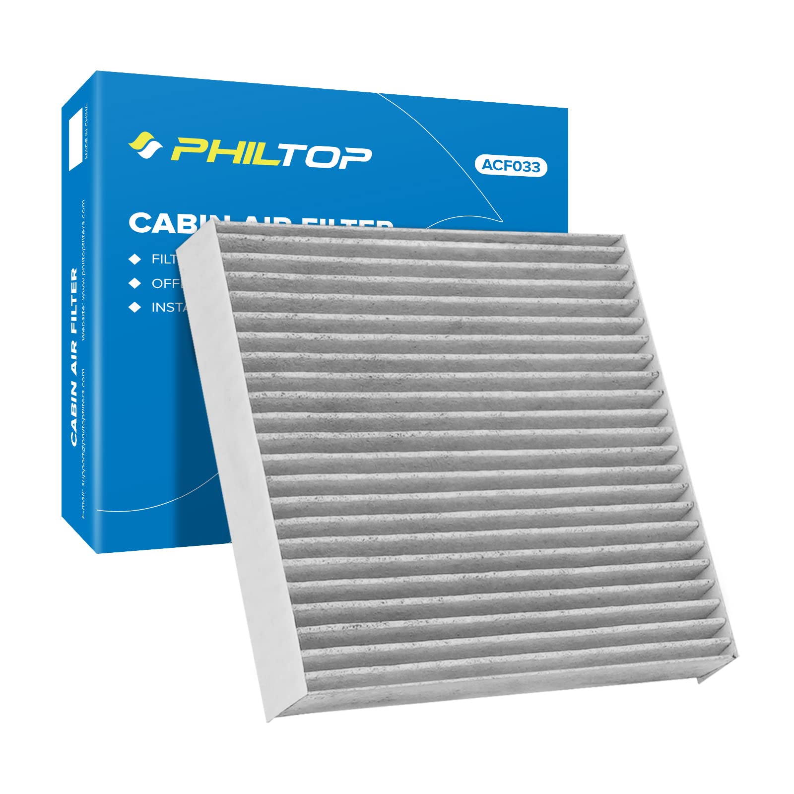 Philtop Cabin Air Filter, Replacement For Cf10549, Fit, Brz, Fr-S, 86, Premium Cabin Filter With Activated Carbon Filter, Pack O