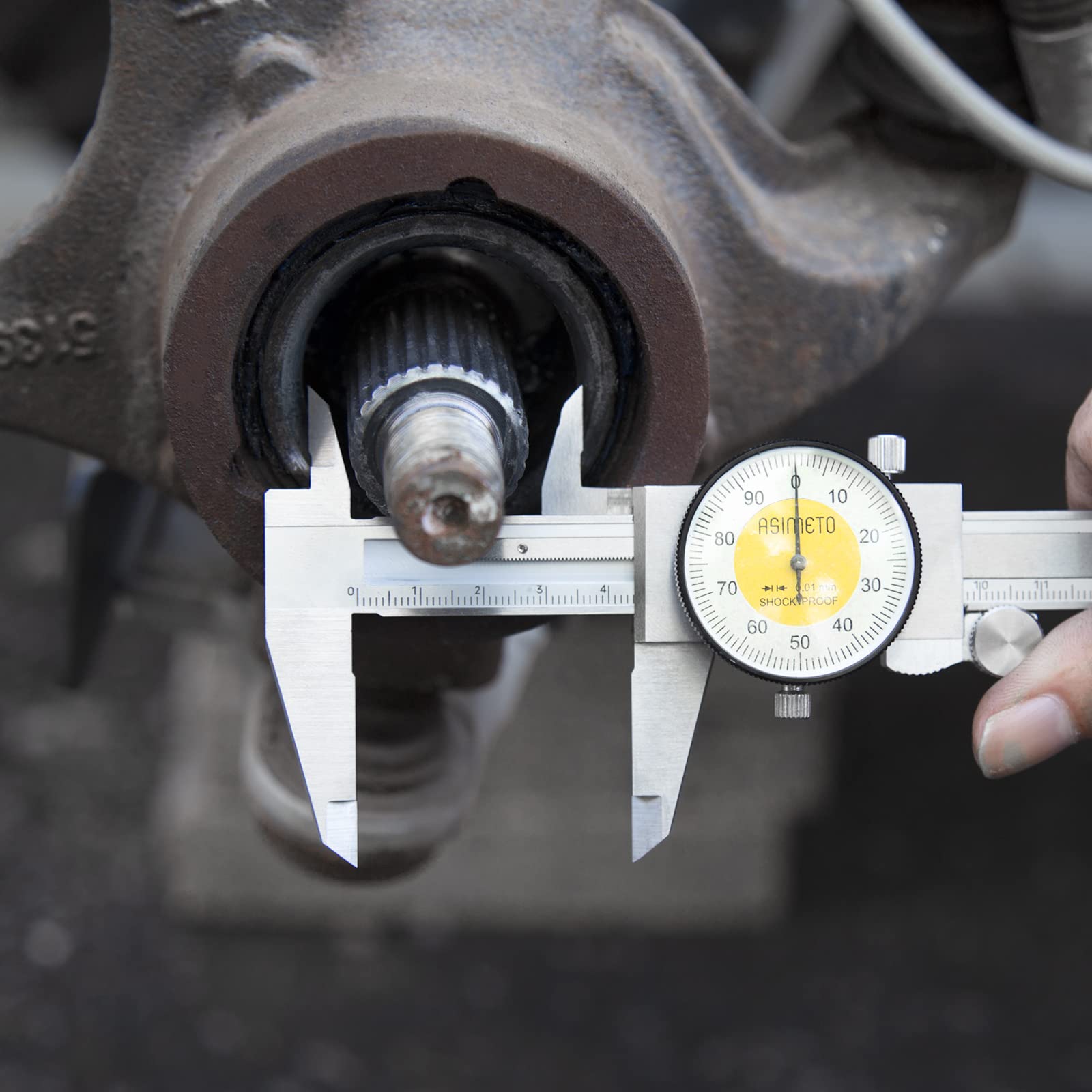 Shejisi 44Mm*40Mm*39Mm Utv Wheel Bearing Greaser,Wear-Resistant Coating, Groove Design Makes It Easier To Inject Grease,For Polaris Ranger Rzr Xp 1000 Scrambler Sprotsman (44Mm)