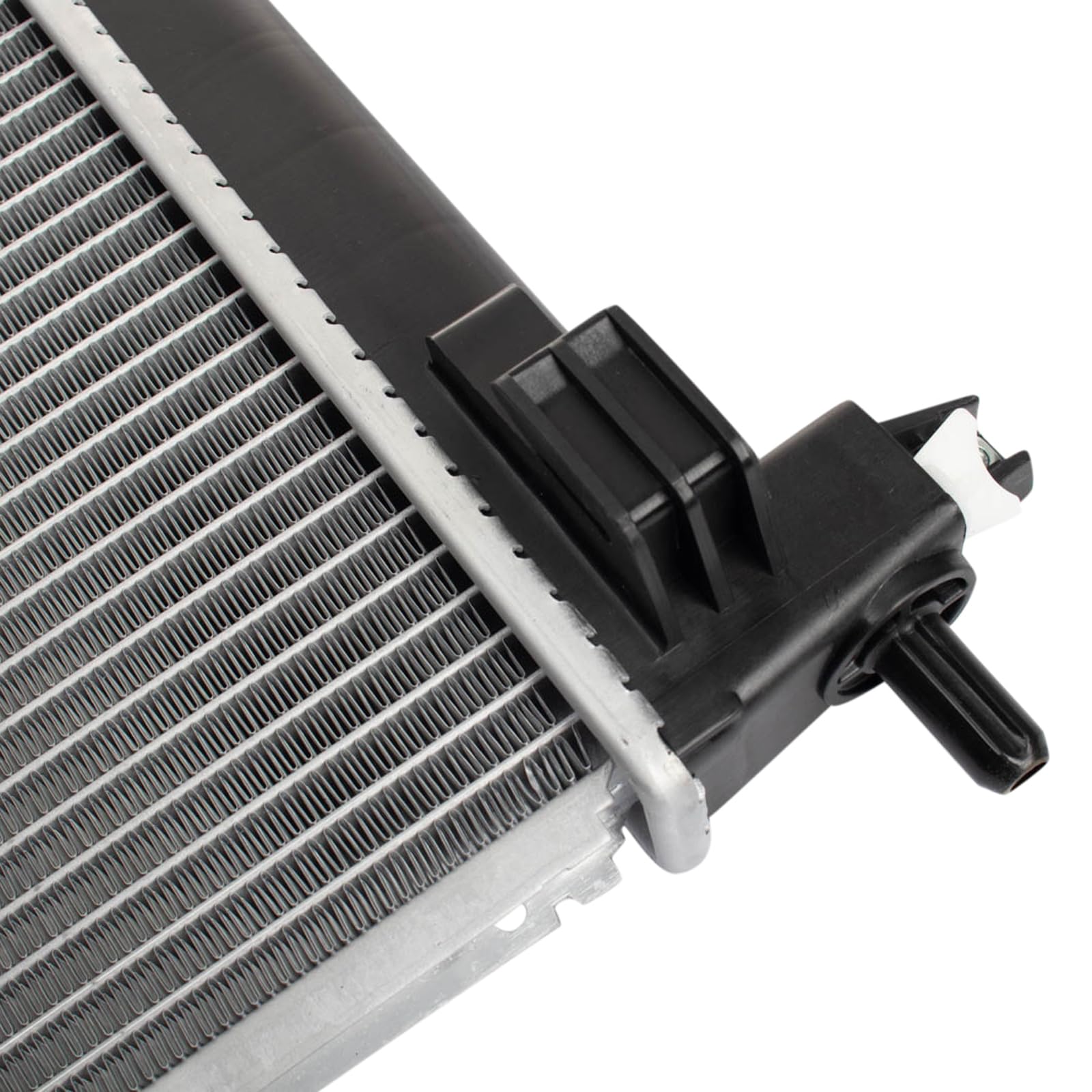 Trq Radiator Assembly Aluminum Core Compatible With 13-16 Cadillac Ats 14-15 Cts Cu13349 Cu13350