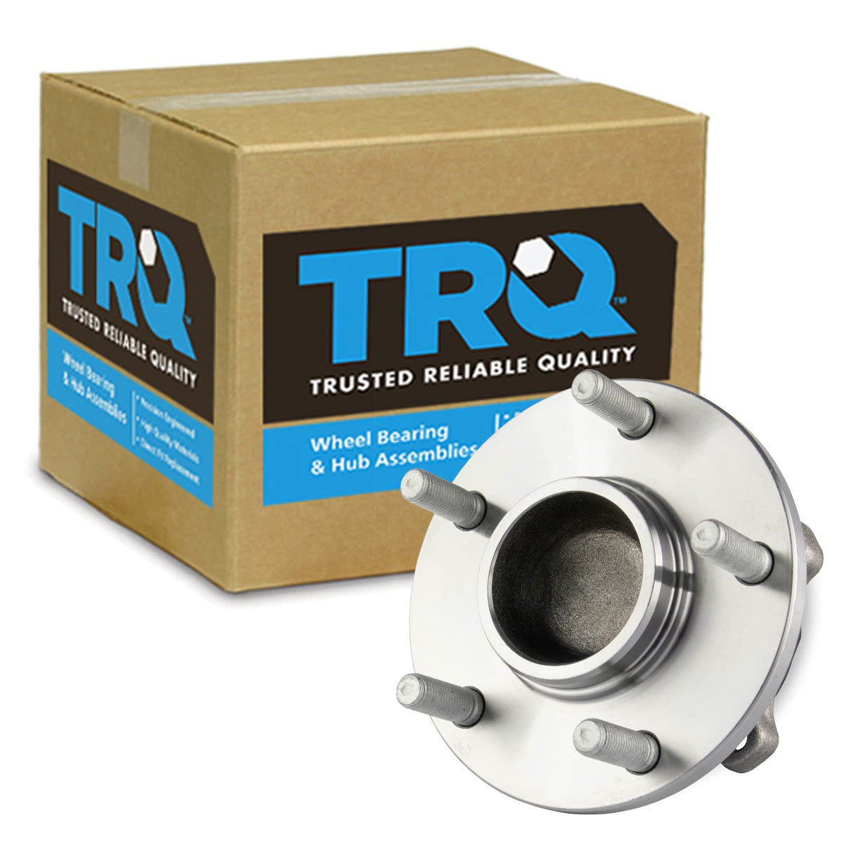 Trq Rear Left Right Wheel Hub Bearing Assembly Driver Passenger Side Compatible With 2004-2013 Mazda 3 2006-2015 5