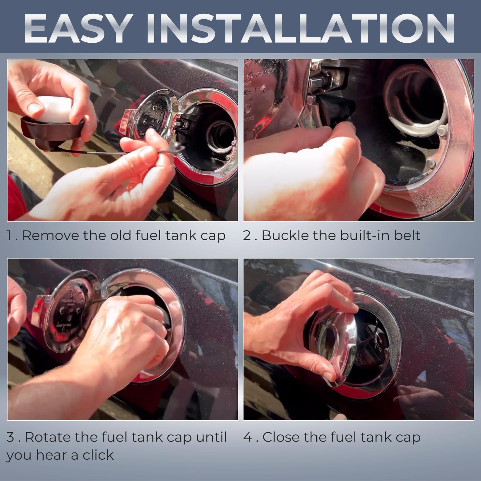 Gas Cap Fuel Cap For Chevrolet Gmc Cadillac, 2005-2011 Silverado/Sierra 1500(Not Included Classic&Hd), 2005-2011 Tahoe/Yukon/Sub