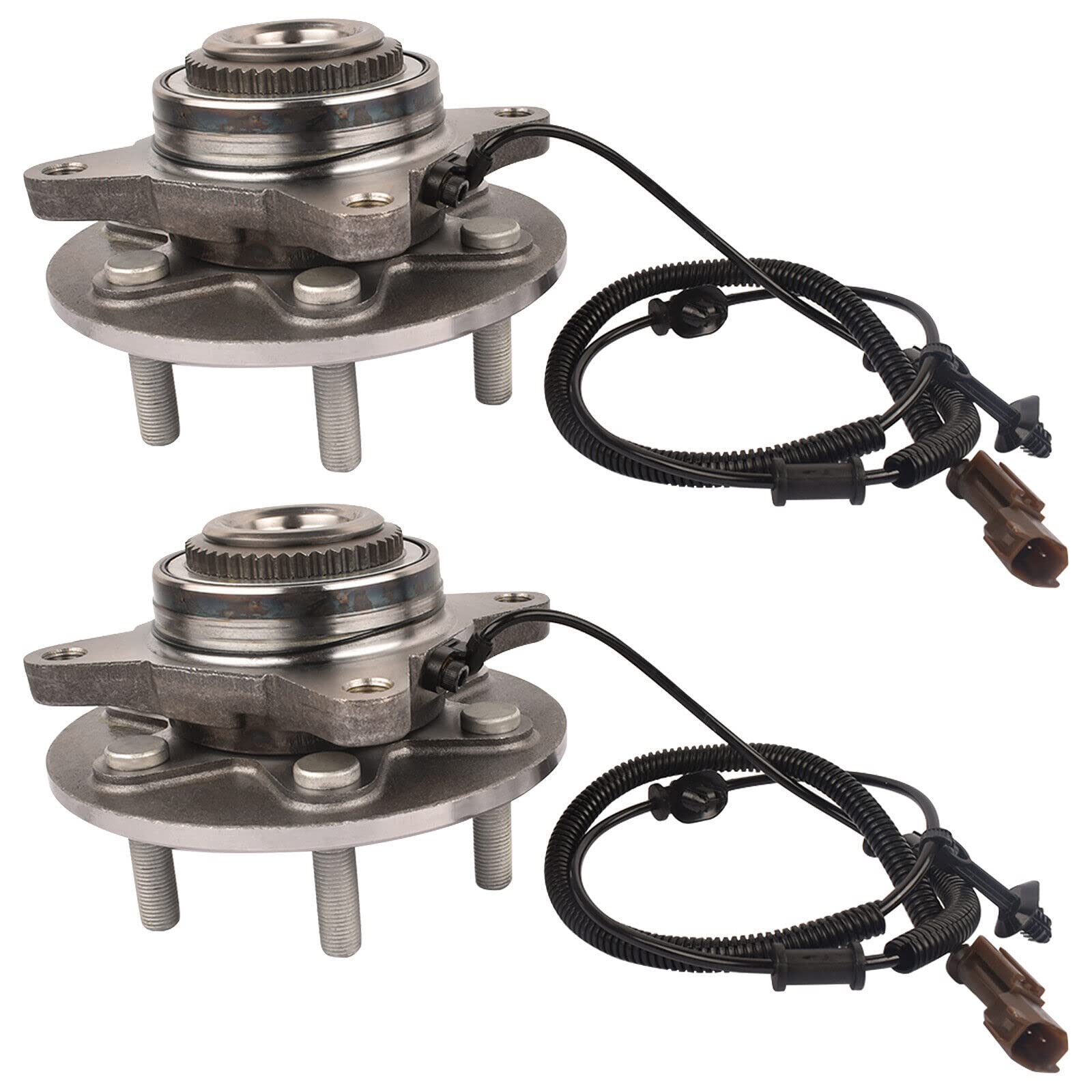 Weonefit Front Wheel Bearing Hub Replacement for Ford F150 4x4 2015-2020 - JL3Z1104P JL3Z-1104-P HUB471 - (Pair)