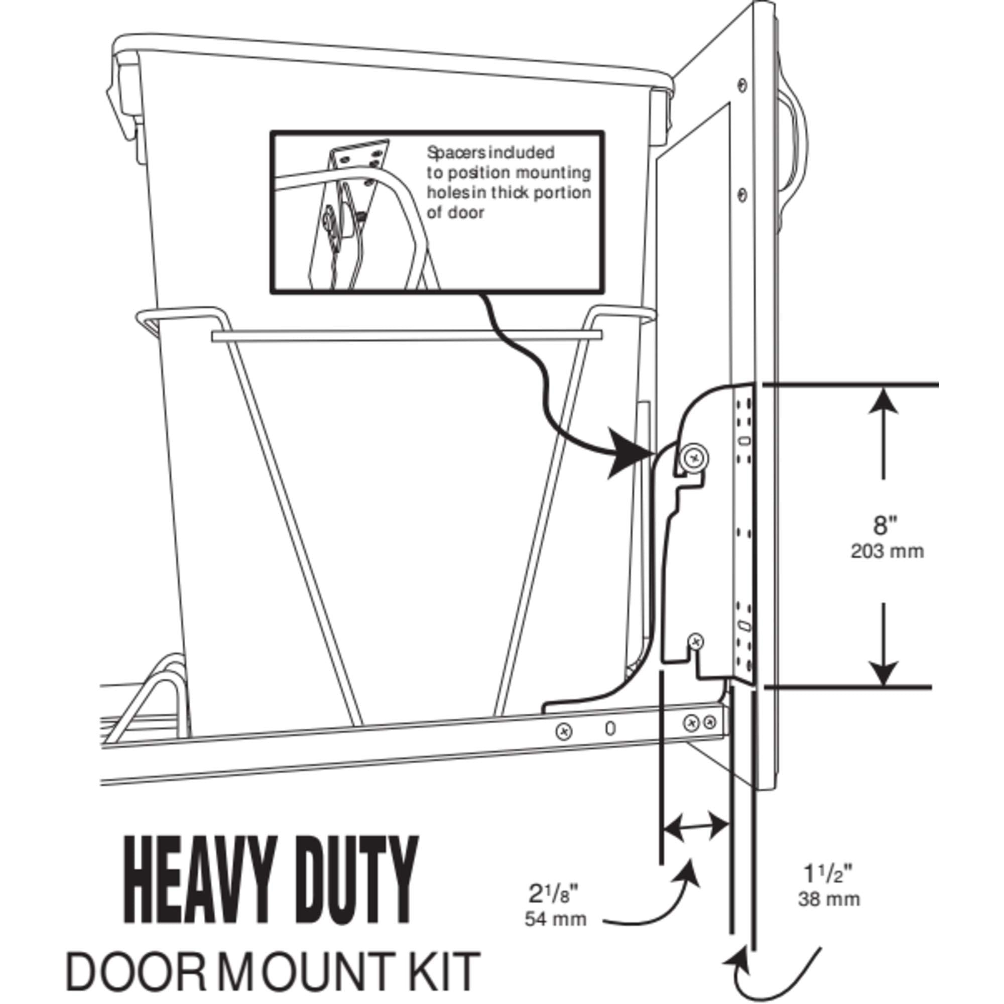 Rev-A-Shelf Door Mounting Kit For Rv Series