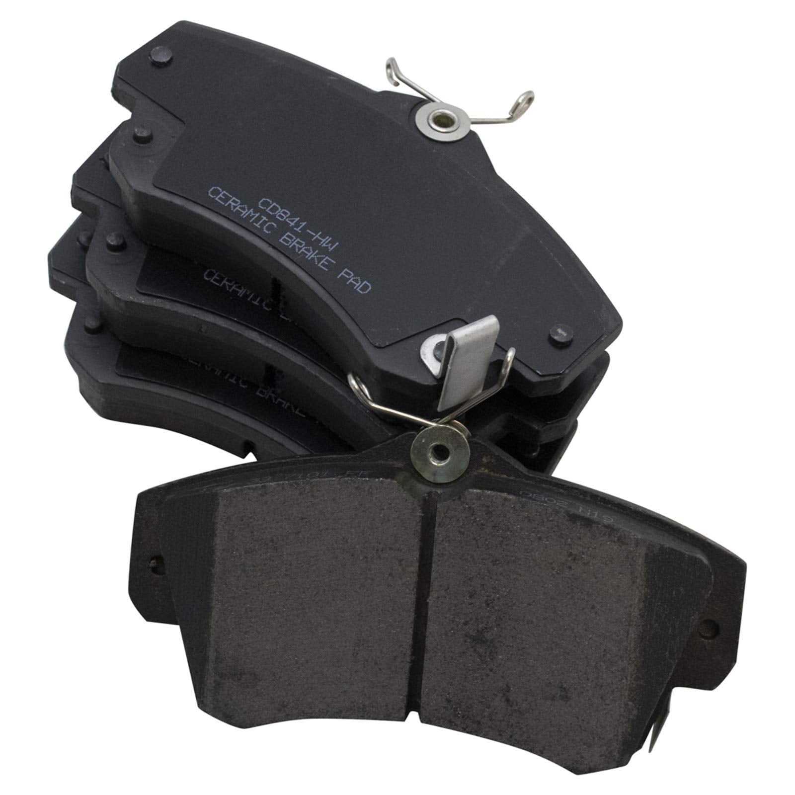 TRQ Front Brake Pads Ceramic Compatible with 2001-2010 Chrysler PT Cruiser 2003-2005 Dodge Neon