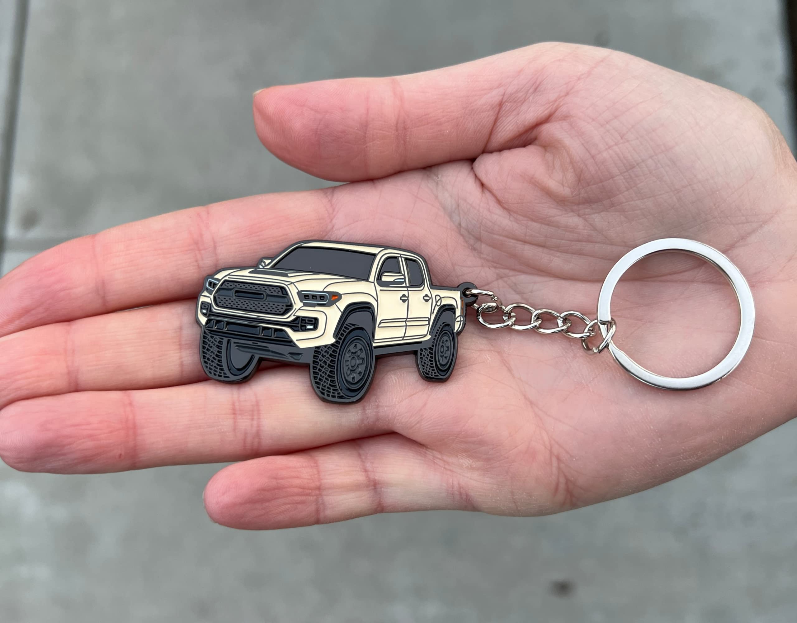 Four Wheel Beast Tacoma Keychain - Tacoma Accessories 2016-2022 Mods Cool Pro Sport Off Road Key Chain Fob Cover 3Rd Gen Toy Tru