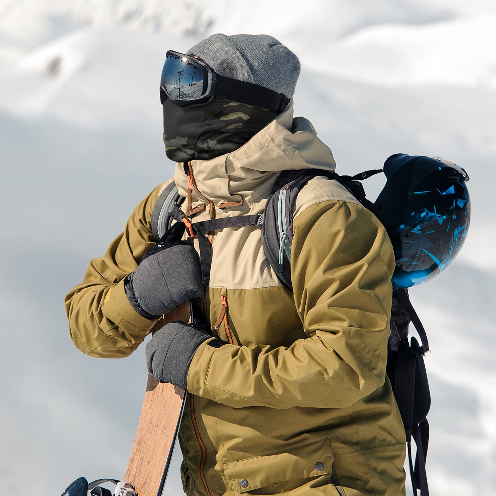 Vulkit Balaclava Face Mask Uv Protection Warm For Women Men Windproof Lightweight Sun Tatical Hood Fishing Riding Motorcycle